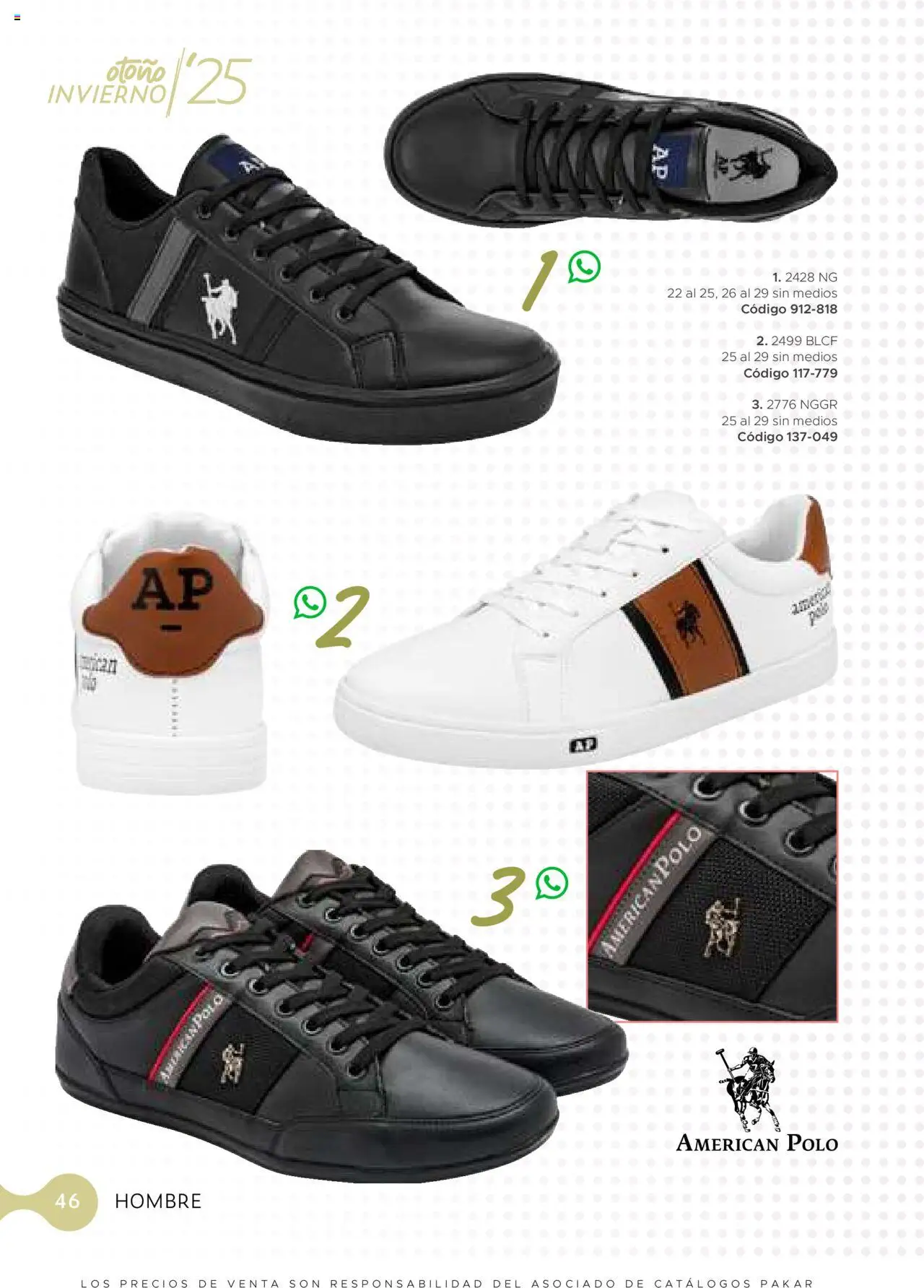 Nuevas ofertas de SC Pakar válidas en toda la República Mexicana desde el 24.07.2025. ¡Encuentra las mejores ofertas en SC Pakar - Catálogo Hombre otoño / invierno! | Página: 46