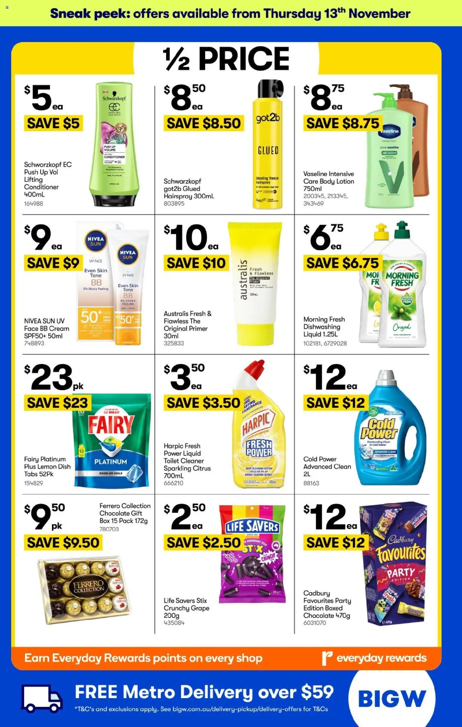Big W catalogue - valid from 10.11.2025 | Page: 2 | Products: Dairy, Chocolate, Cream, Lemon