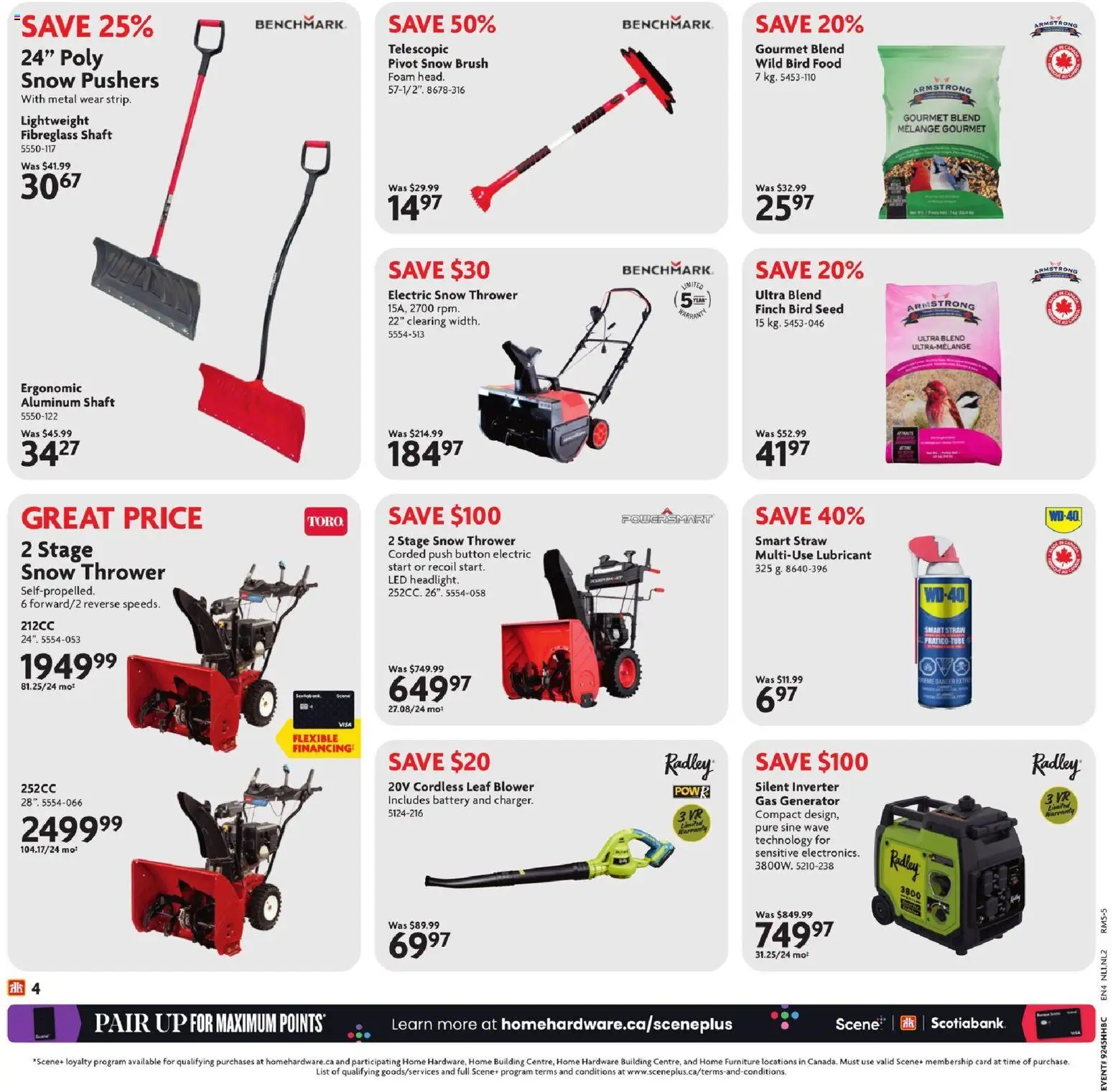 Home Hardware flyer valid from 06.11.2025 | Page: 5 | Products: Brush, Battery