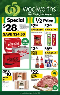 Preview of Weekly catalogue Woolworths NT 01/10 - valid from 01.10.2025