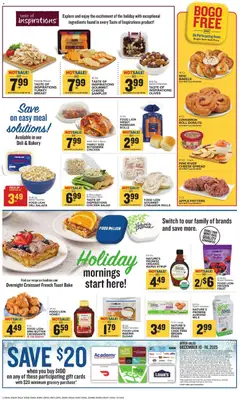 Preview of Food Lion weekly ads valid from 10.12.2025 | Page: 5 | Products: Bakery, Milk, Butter, Croissants