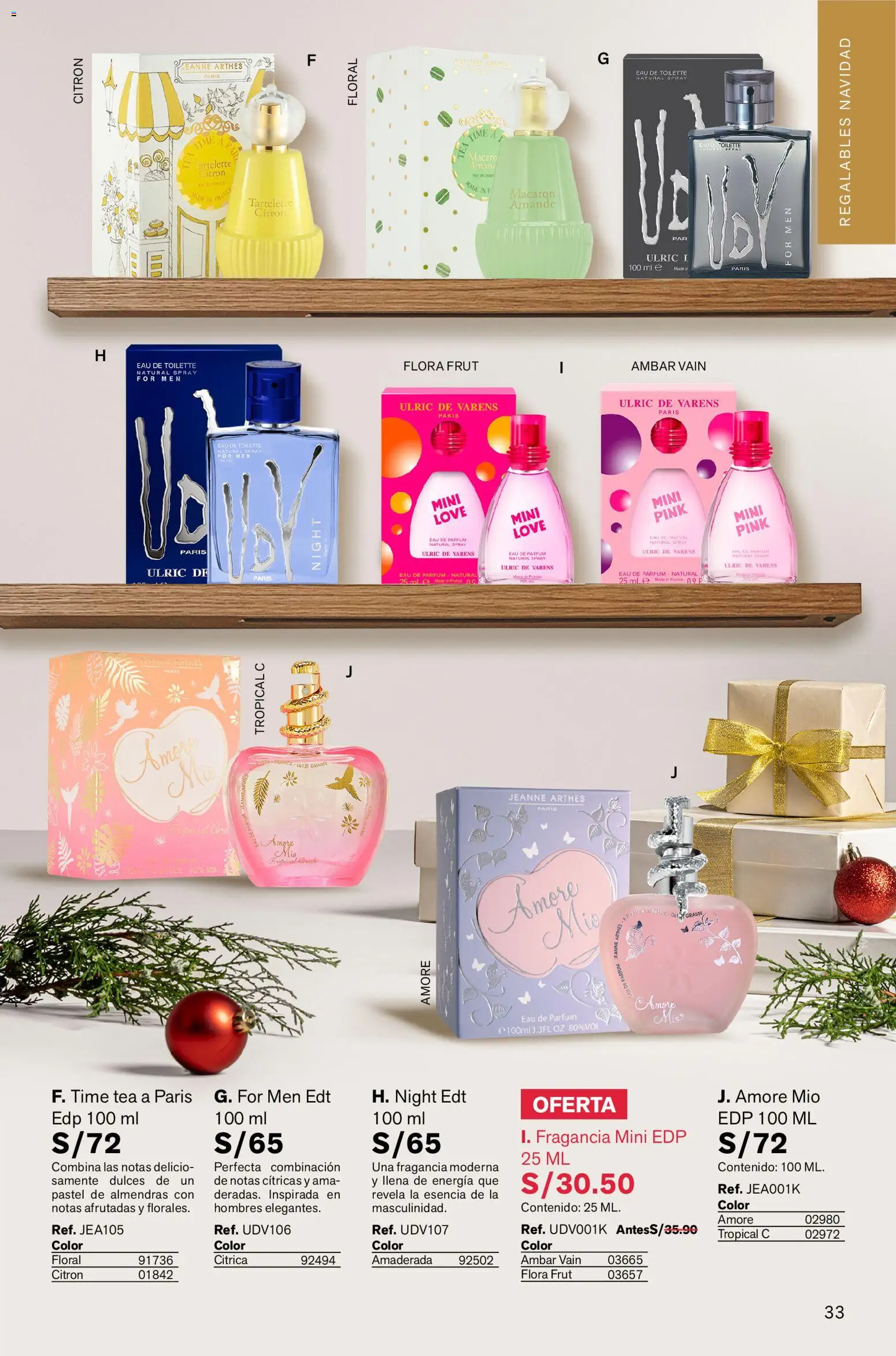 Catálogo Leonisa válido desde 05.12.2025 | Página: 33 | Productos: Almendras, Fragancia, EAU de Toilette