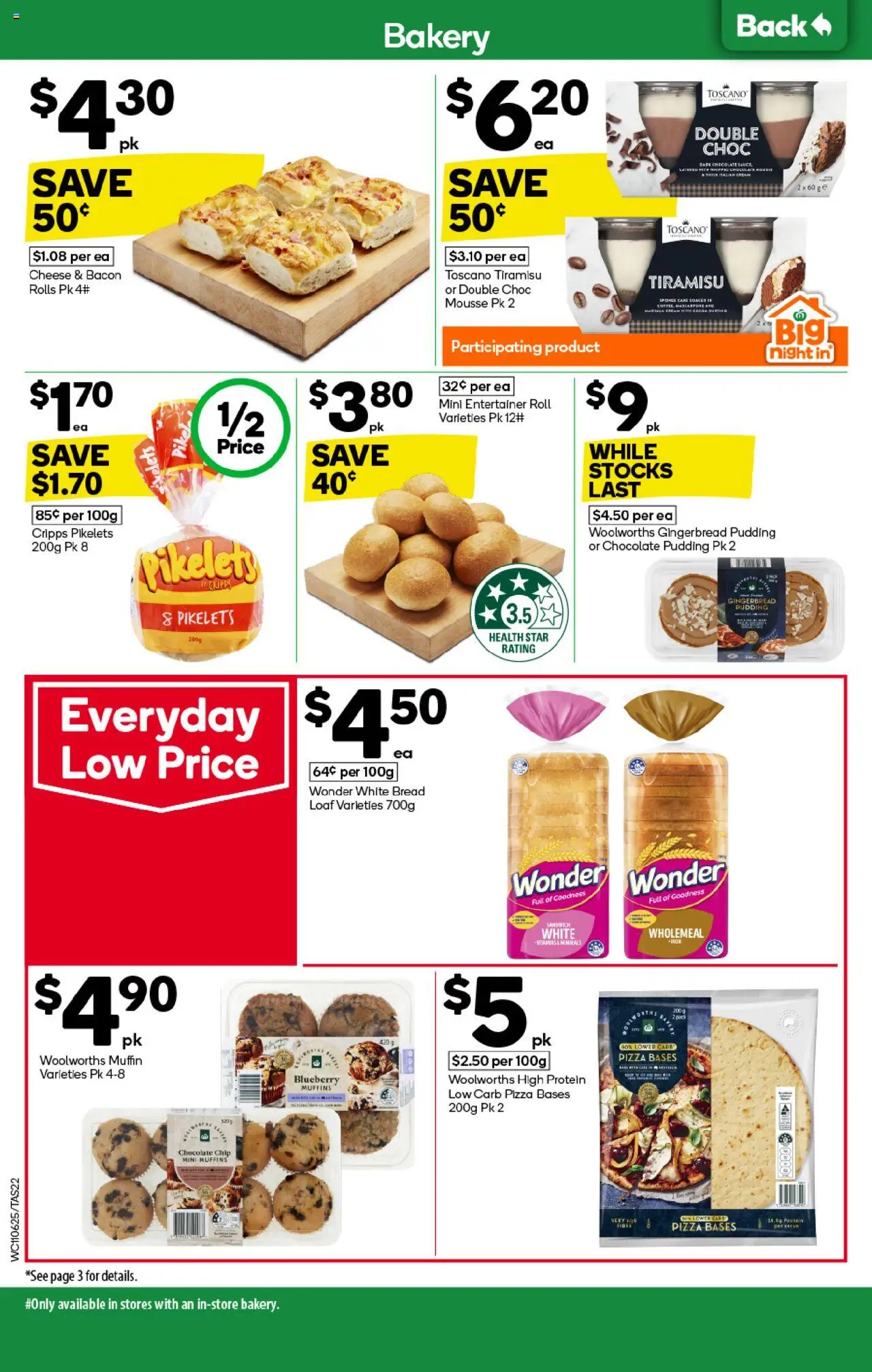 Woolworths catalogue - valid from 11.06.2025 | Page: 22 | Products: Cheese, Bread, Muffins, Mousse