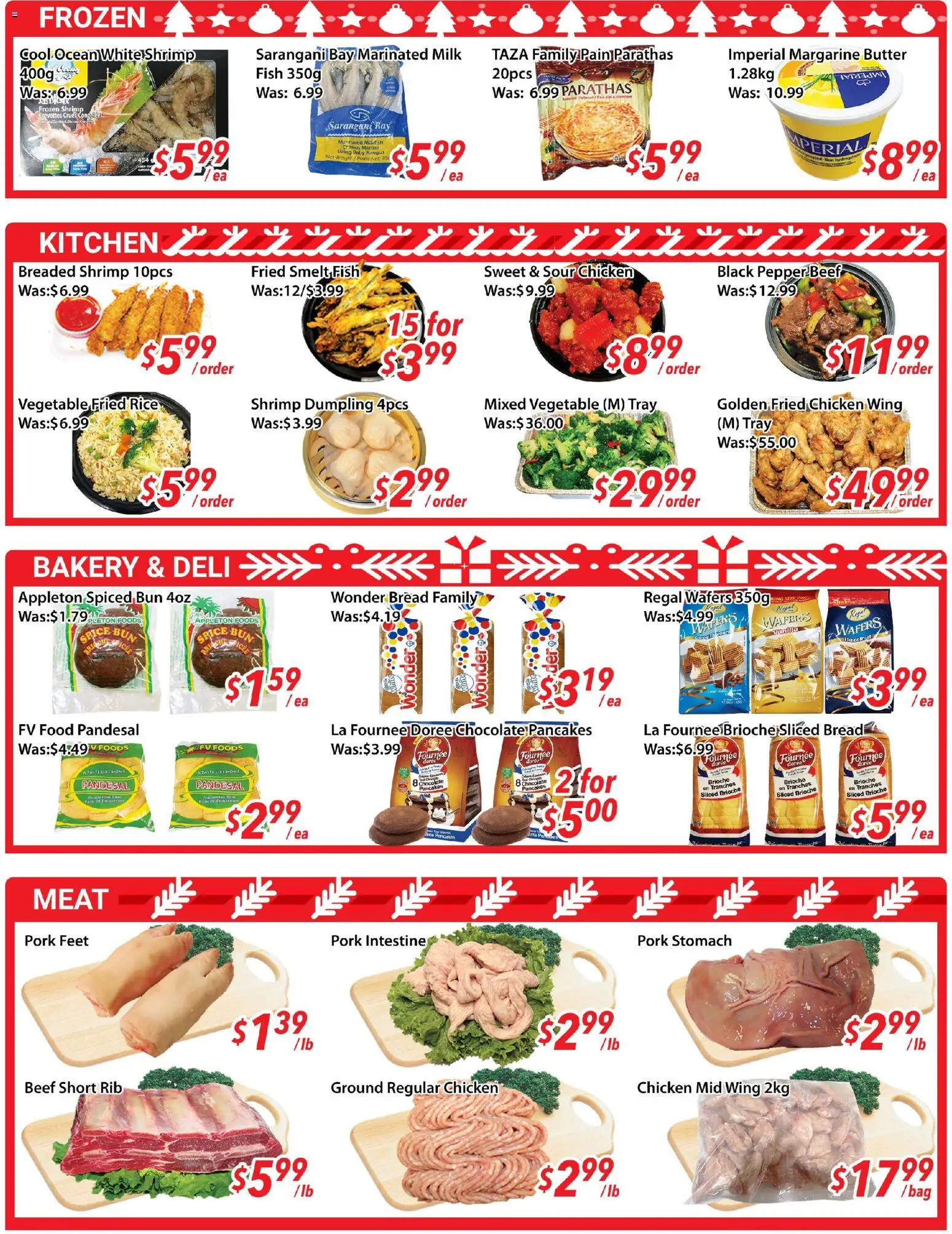 Ample Food Market flyer valid from 05.12.2025 | Page: 4 | Products: Beef, Milk, Chocolate, Pork