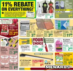 Preview of Menards weekly ads valid from 24.09.2025