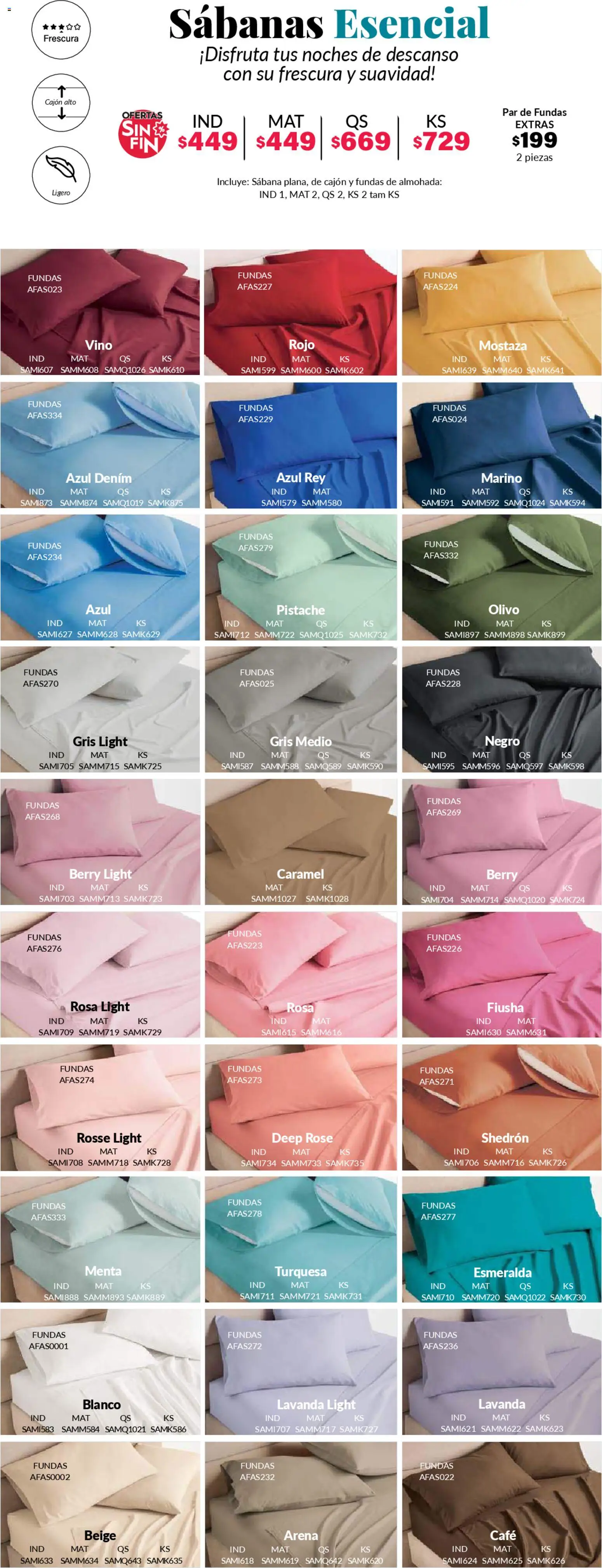 Nuevas ofertas de Colchas Concord válidas en toda la República Mexicana desde el 01.11.2025. ¡Encuentra las mejores ofertas en Colchas Concord Buen Fin! | Página: 181 | Productos: Mostaza, Café, Almohada, Vino