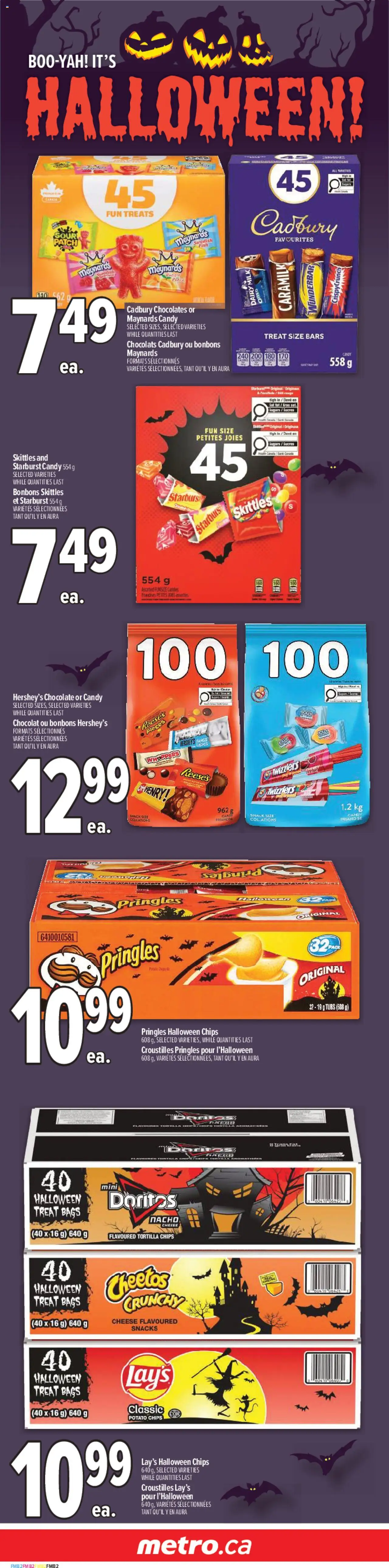 Metro flyer valid from 16.10.2025 | Page: 3 | Products: Chips, Milk, Cheese, Chocolate