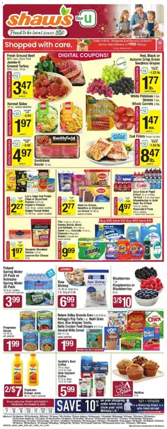 Preview of Shaw's weekly ads valid from 07.11.2025