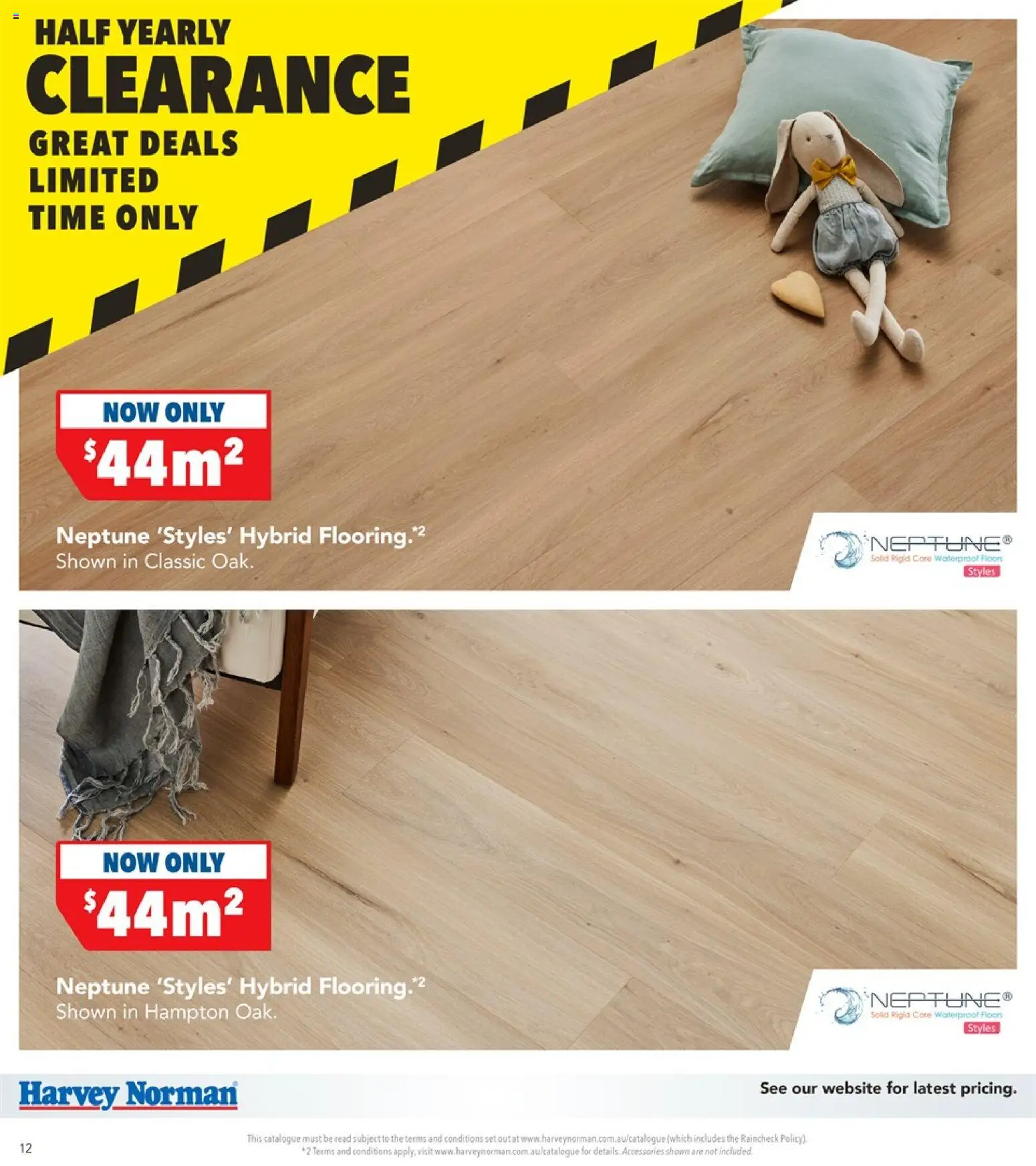 Harvey Norman catalogue - valid from 24.12.2025 | Page: 12 | Products: Flooring, Accessories