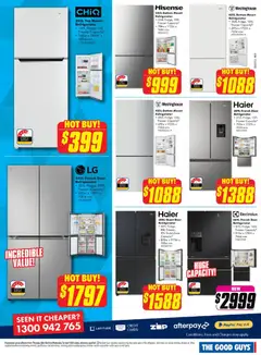 Preview of The Good Guys catalogue  - valid from 25.03.2026 | Page: 3 | Products: Door, Freezer, Refrigerator