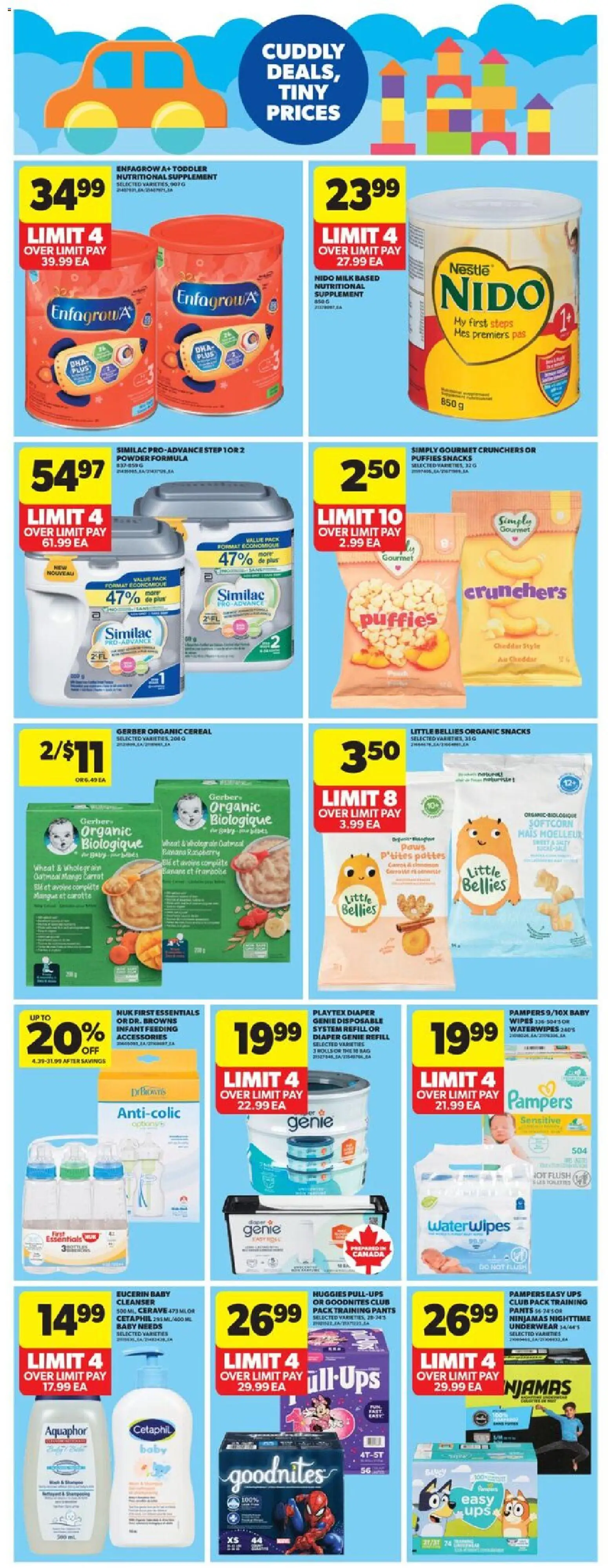 Real Canadian Superstore flyer valid from 23.10.2025 | Page: 27 | Products: Carrot, Milk, Pants, Underwear