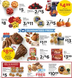 Preview of Fry's Food weekly ads valid from 22.10.2025 | Page: 13 | Products: Bakery, Mandarins, Sausage, Oven
