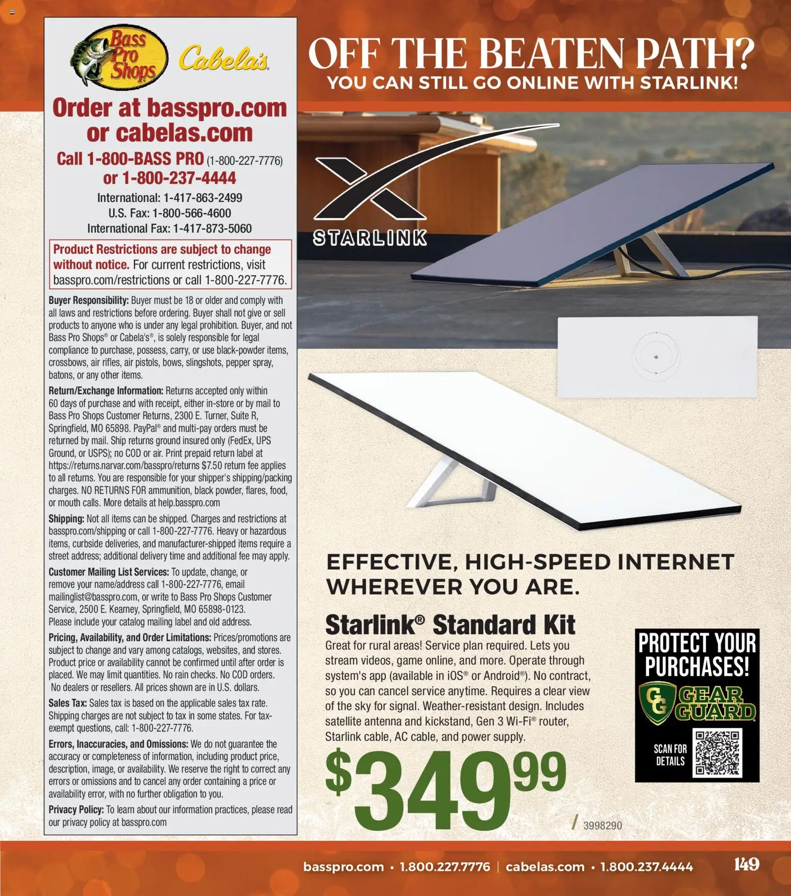 Cabela's Christmas Gift Guide 25 - valid from 01.11.2025 | Page: 149 | Products: Pepper, Satellite, Game, UPS