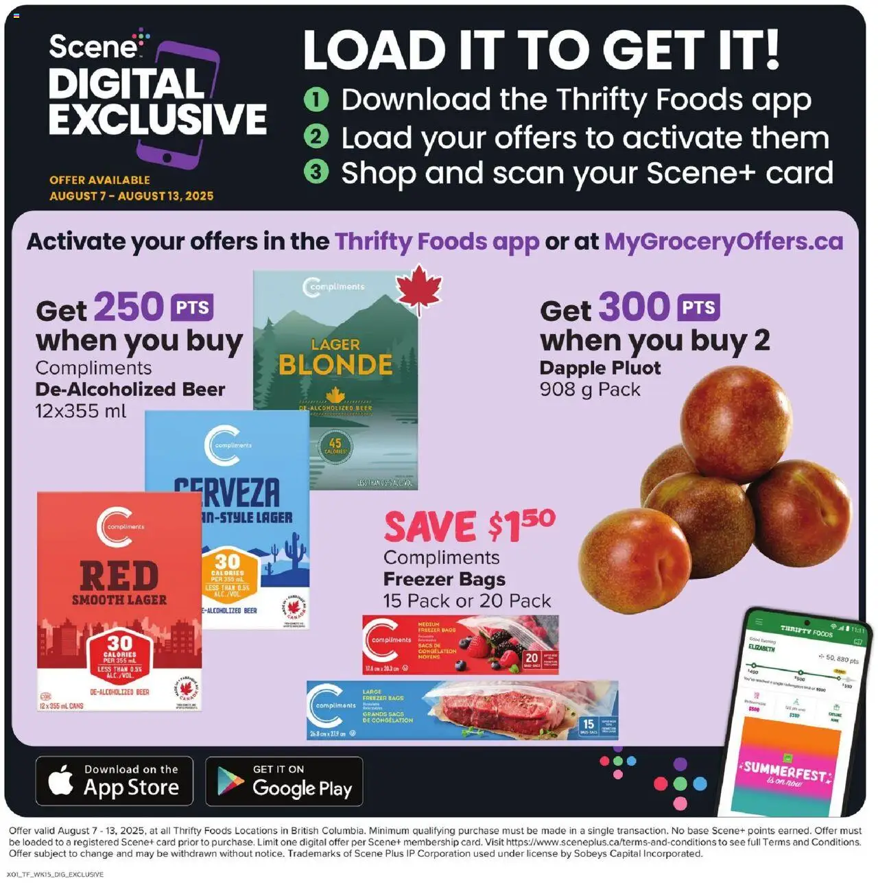 Thrifty Foods flyer valid from 07.08.2025 | Page: 17 | Products: Freezer, Beer
