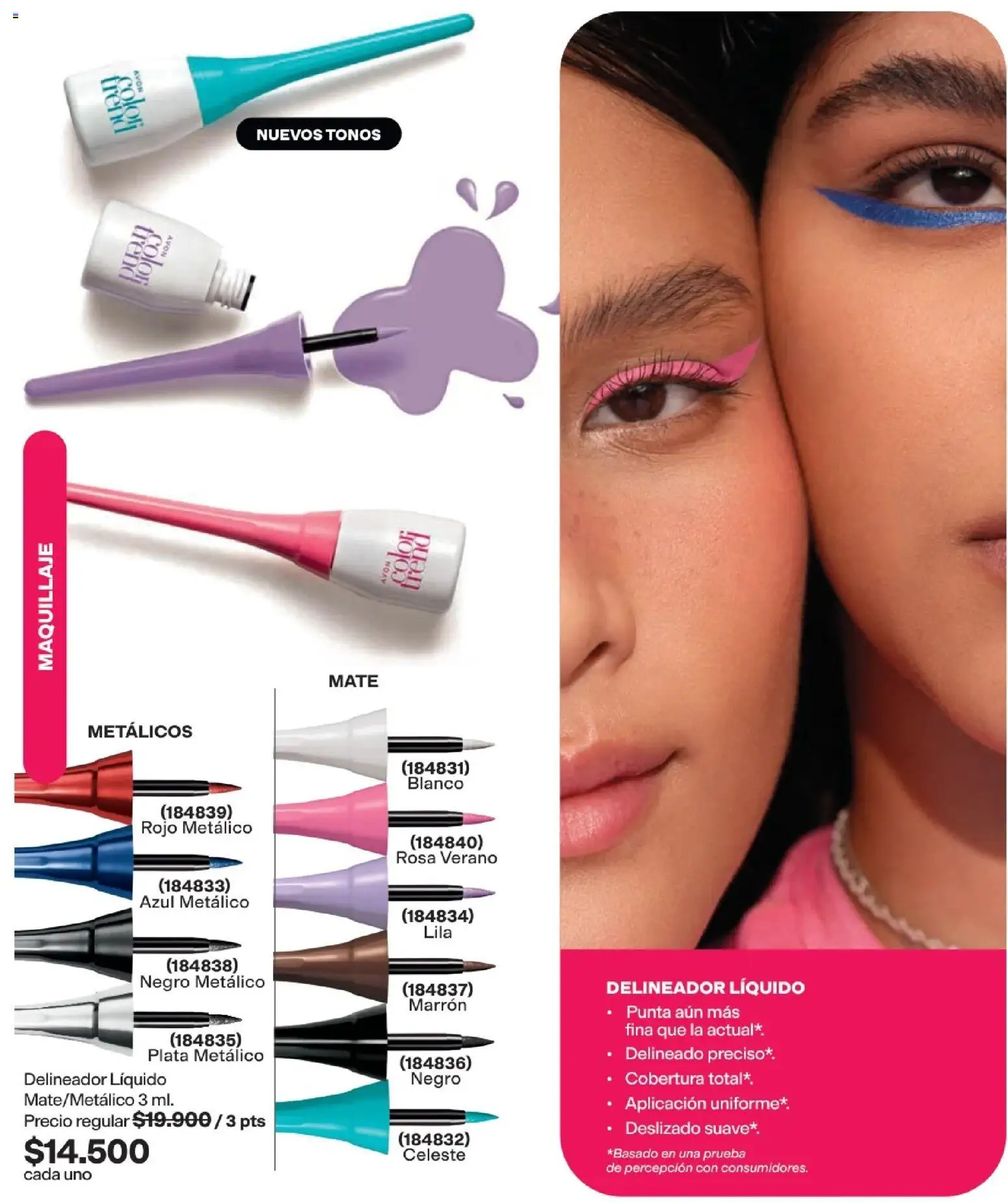 Avon revista - valida desde el 01.05.2026 | Página: 72 | Productos: Maquillaje, Delineador