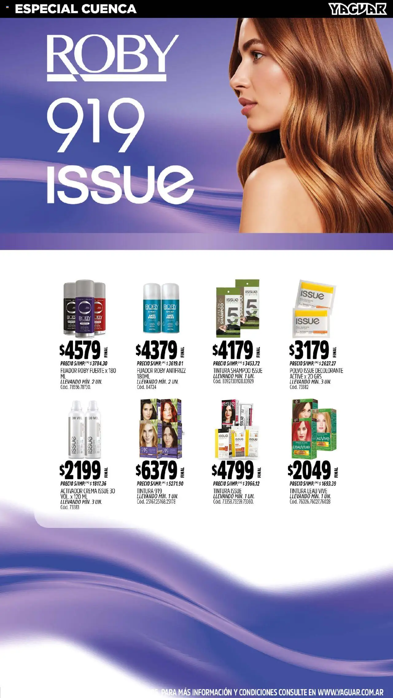 Yaguar catálogo │ válido desde el 18.08.2025 | Página: 23 | Productos: Polvo, Shampoo, Fijador, Crema