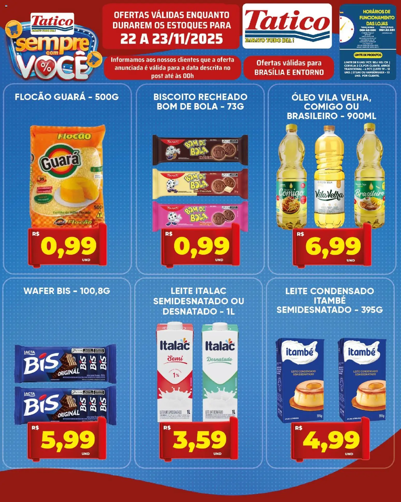Tatico Folheto - válido de 24.11.2025 | Página: 18 | Produtos: Leite, Óleo, Cerveja, Arroz