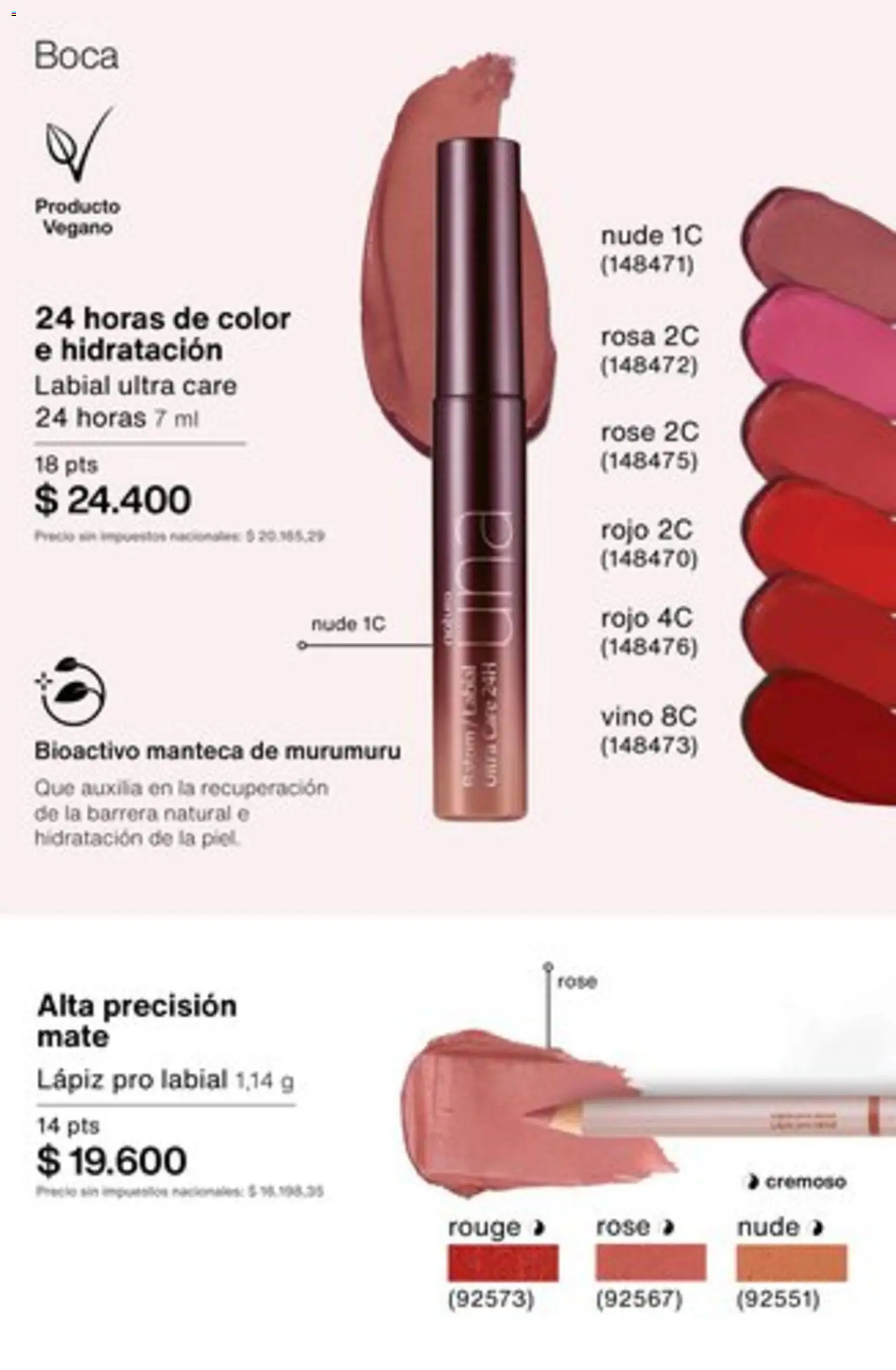 Catálogo Natura Ciclo 1/2026 │ válido desde el 04.12.2025 | Página: 124 | Productos: Mate, Manteca, Vino