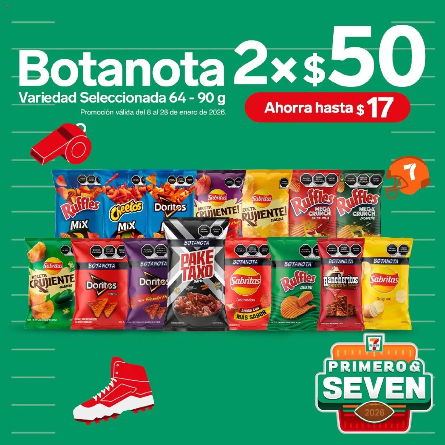 Nuevas ofertas de 7-Eleven válidas en toda la República Mexicana desde el 08.01.2026. ¡Encuentra las mejores ofertas en 7-Eleven folleto! | Página: 11 | Productos: Queso
