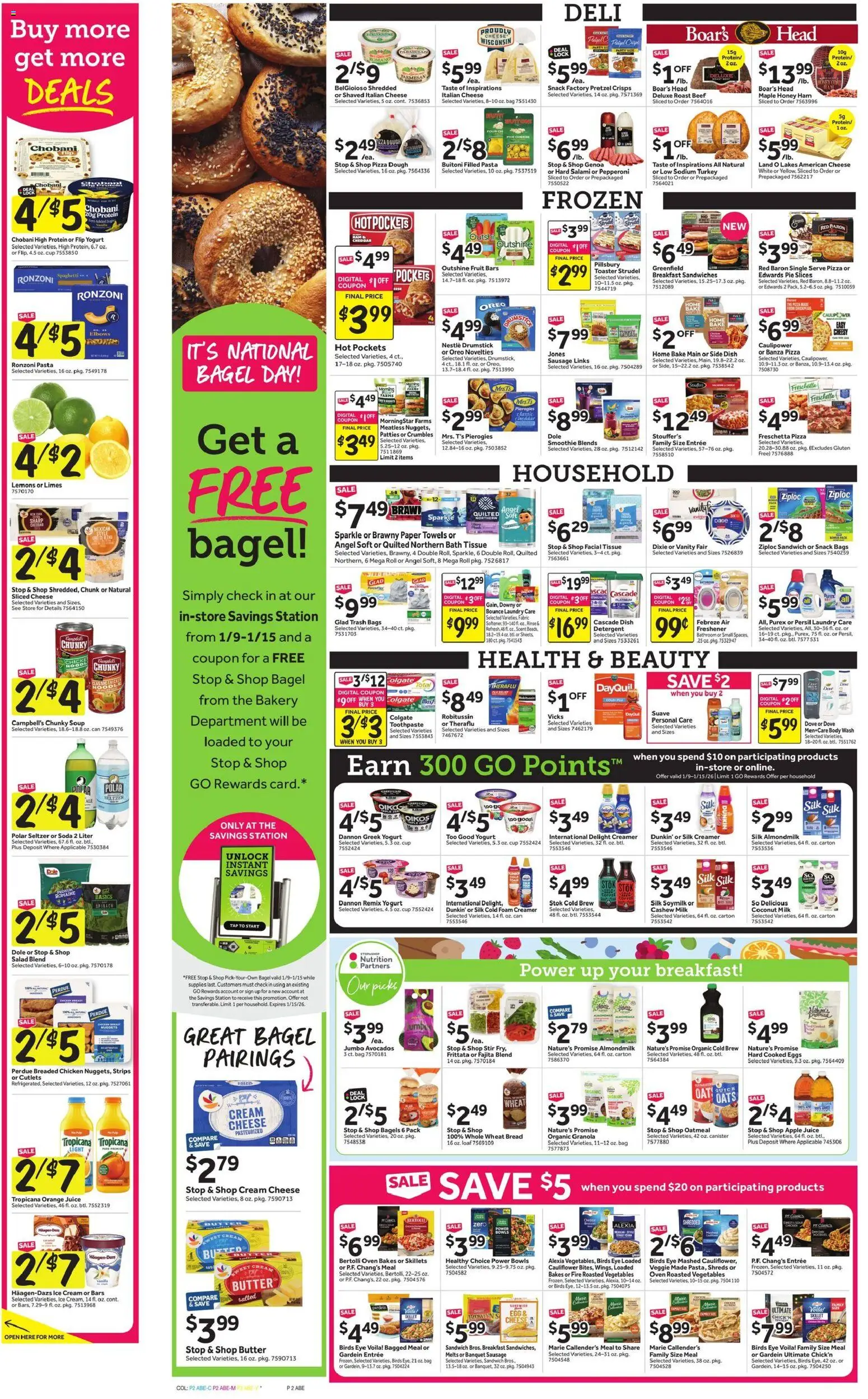 Stop & Shop Weekly Ad - valid from 09.01.2026 | Page: 3 | Products: Skillet, Body Wash, Sausage, Oven