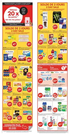Preview of Pharmaprix weekly flyer / circulaire from shop Pharmaprix valid from 16.01.2026