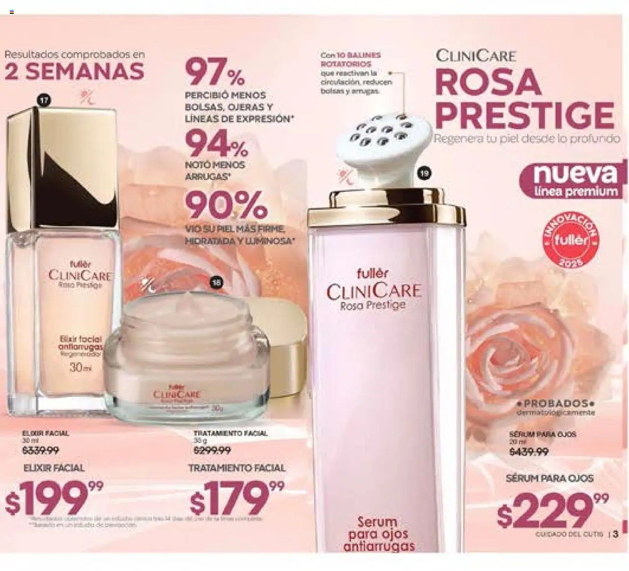 Nuevas ofertas de Fuller válidas en toda la República Mexicana desde el 15.10.2025. ¡Encuentra las mejores ofertas en Fuller - Campaña 14 2025! | Página: 3 | Productos: Serum