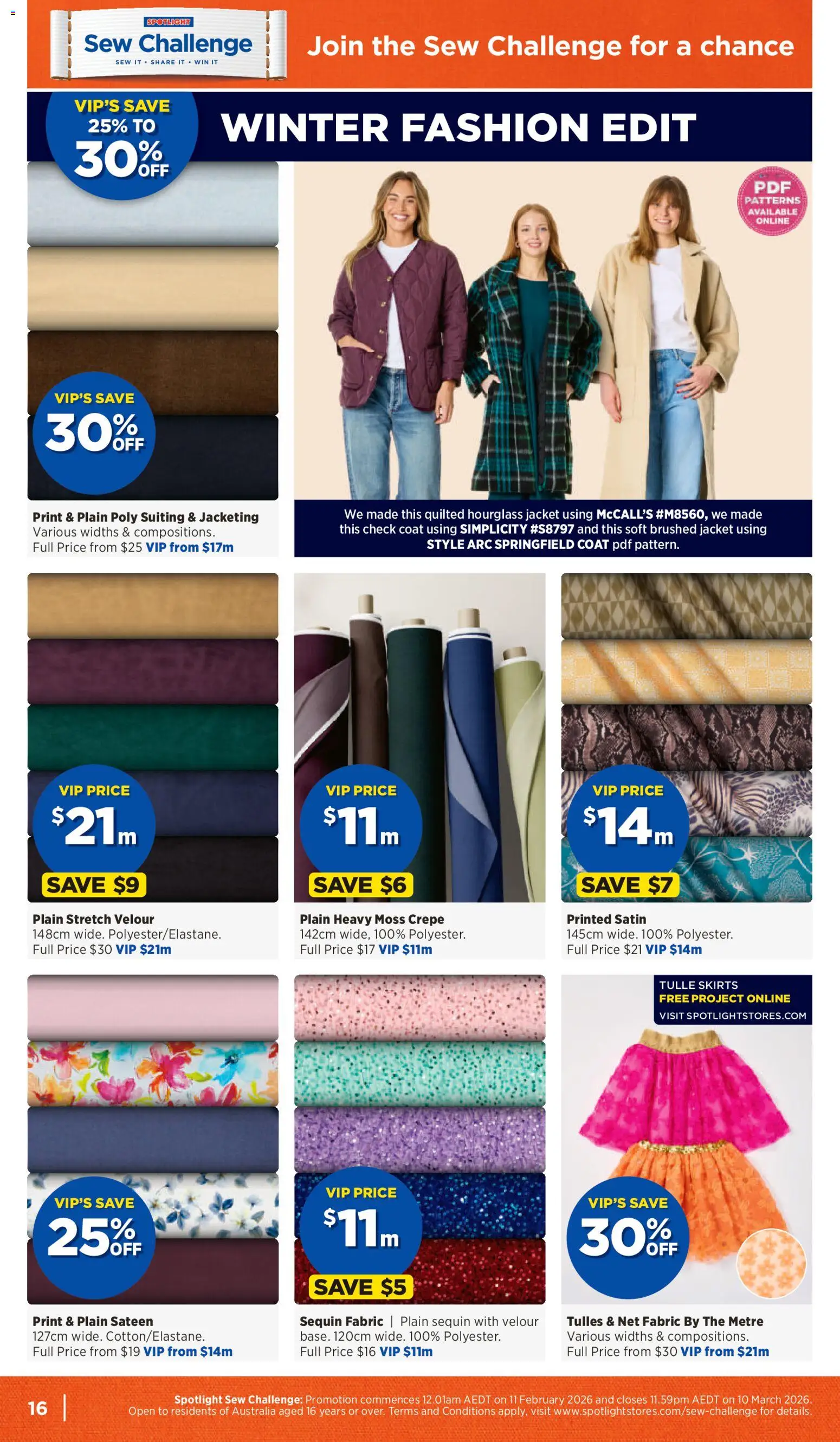 Spotlight catalogue - valid from 11.02.2026 | Page: 16 | Products: Skirts, Jacket, Coat