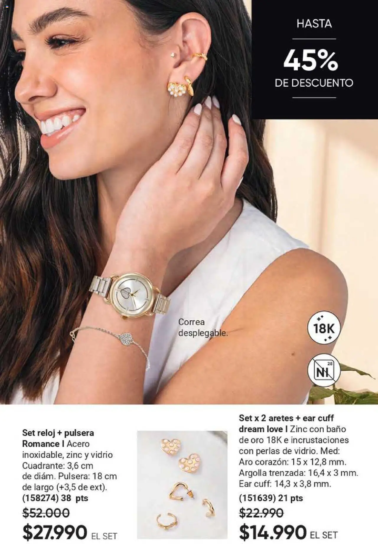 Catálogo AVON Fashion & Home │ válido desde el 13.07.2025 | Página: 46 | Productos: Baño, Pulsera, Reloj