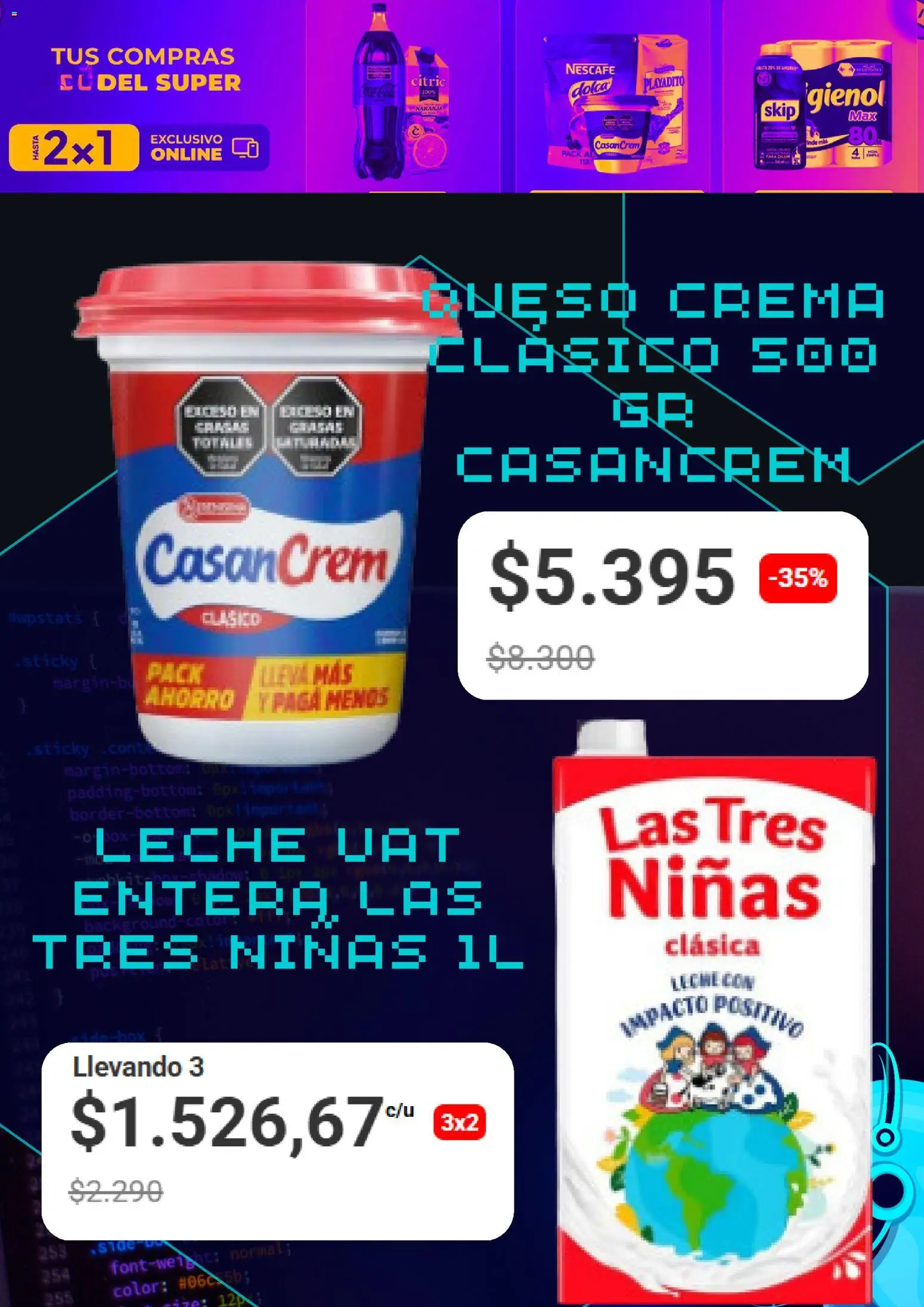 Disco - Cyber Monday  │ válido desde el 03.11.2025 | Página: 6 | Productos: Queso crema, Leche, Queso, Crema