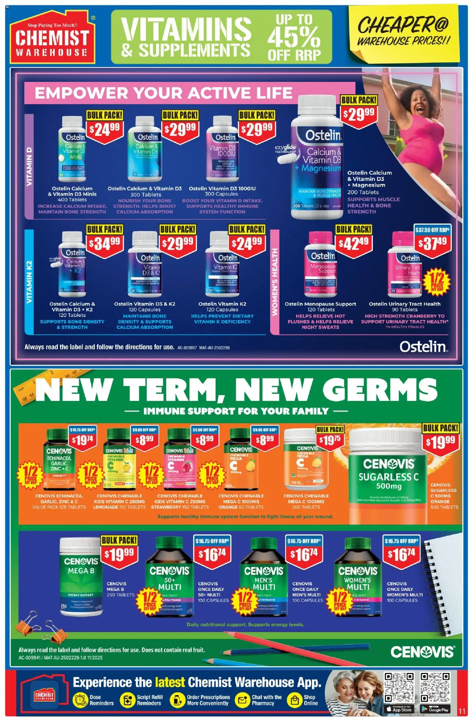 Chemist Warehouse catalogue - valid from 29.01.2026 | Page: 11 | Products: Tablets, Vitamin, Zinc