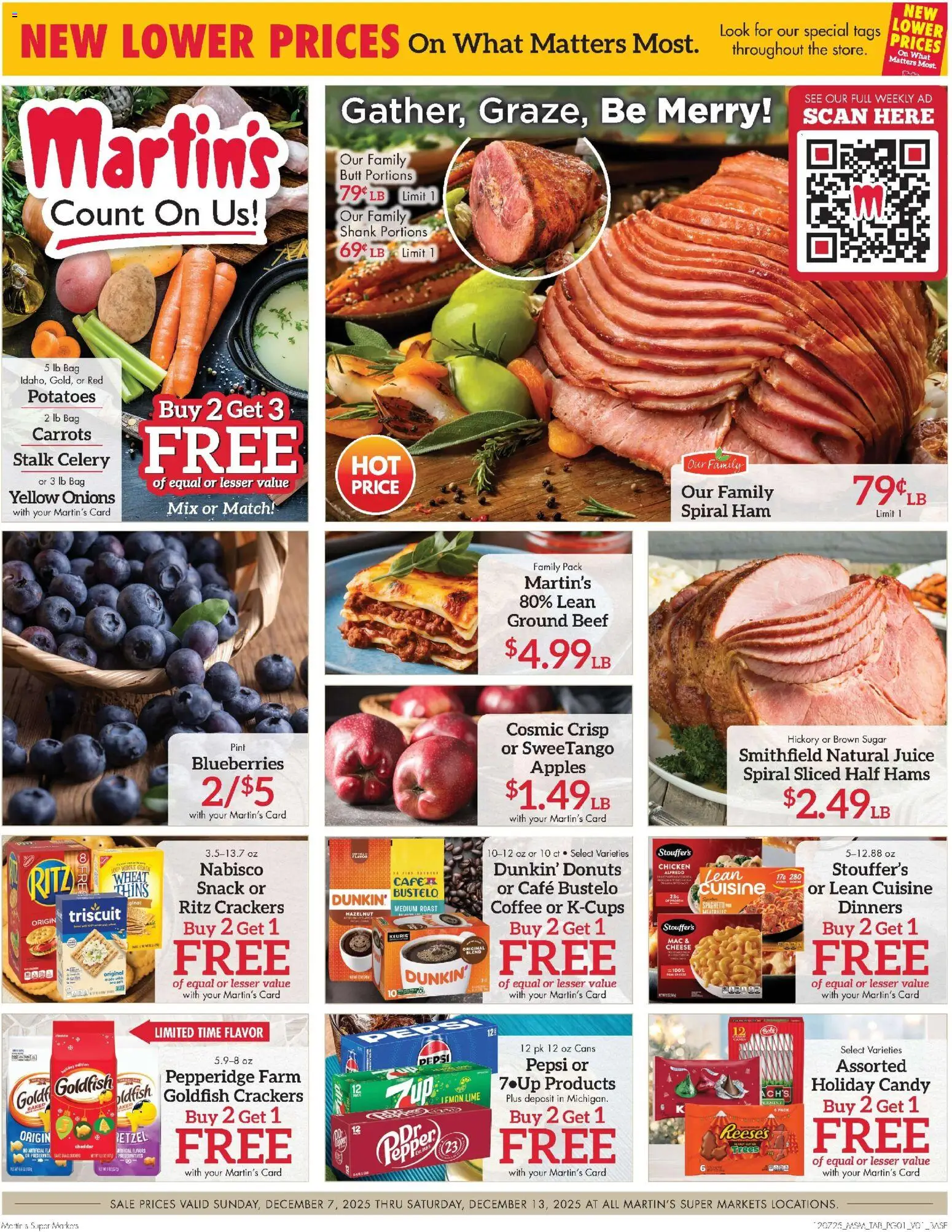 Martin’s - Next Ad - IN - valid from 07.12.2025 | Page: 1 | Products: Coffee, Sugar, Blueberries, Bag