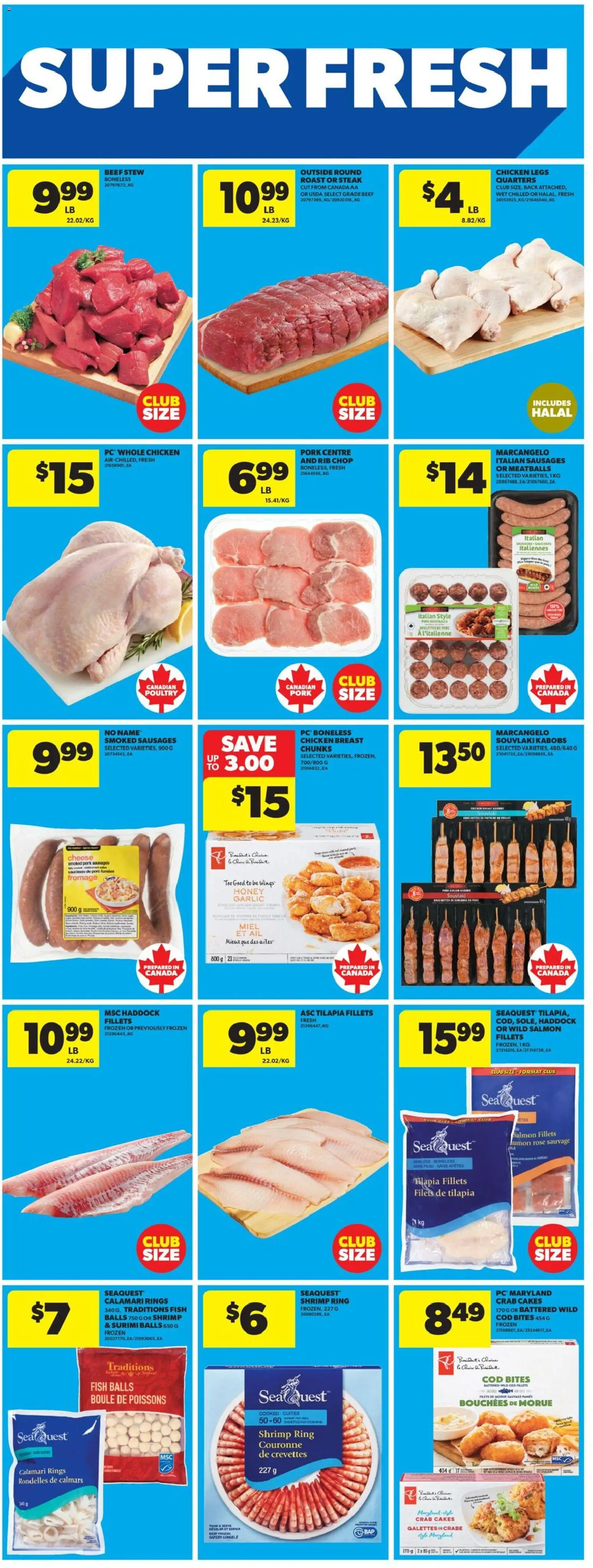 Real Canadian Superstore flyer valid from 29.01.2026 | Page: 27 | Products: Beef, Cheese, Chicken, Pork