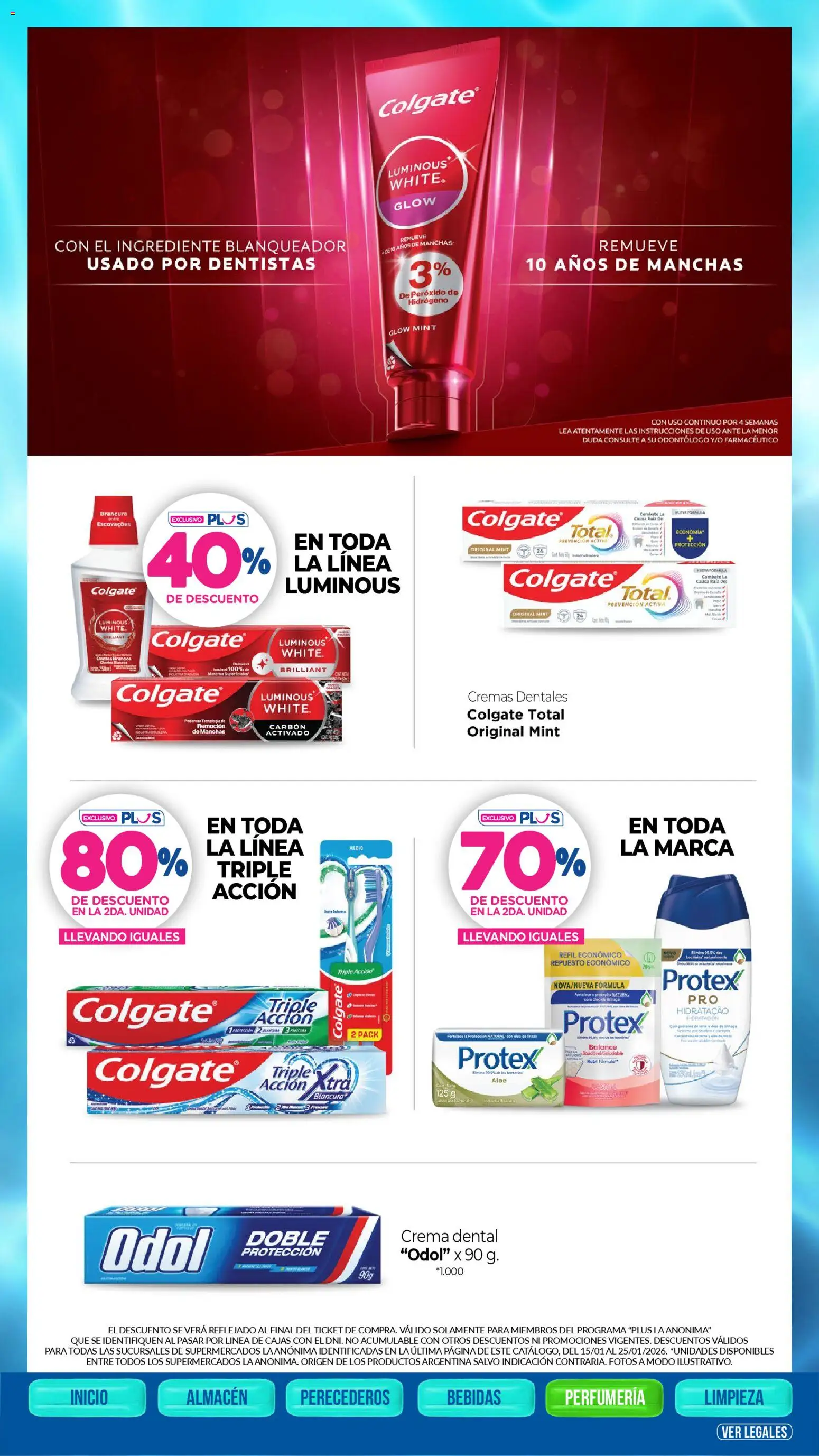 La Anonima catálogo │ válido desde el 15.01.2026 | Página: 38 | Productos: Crema