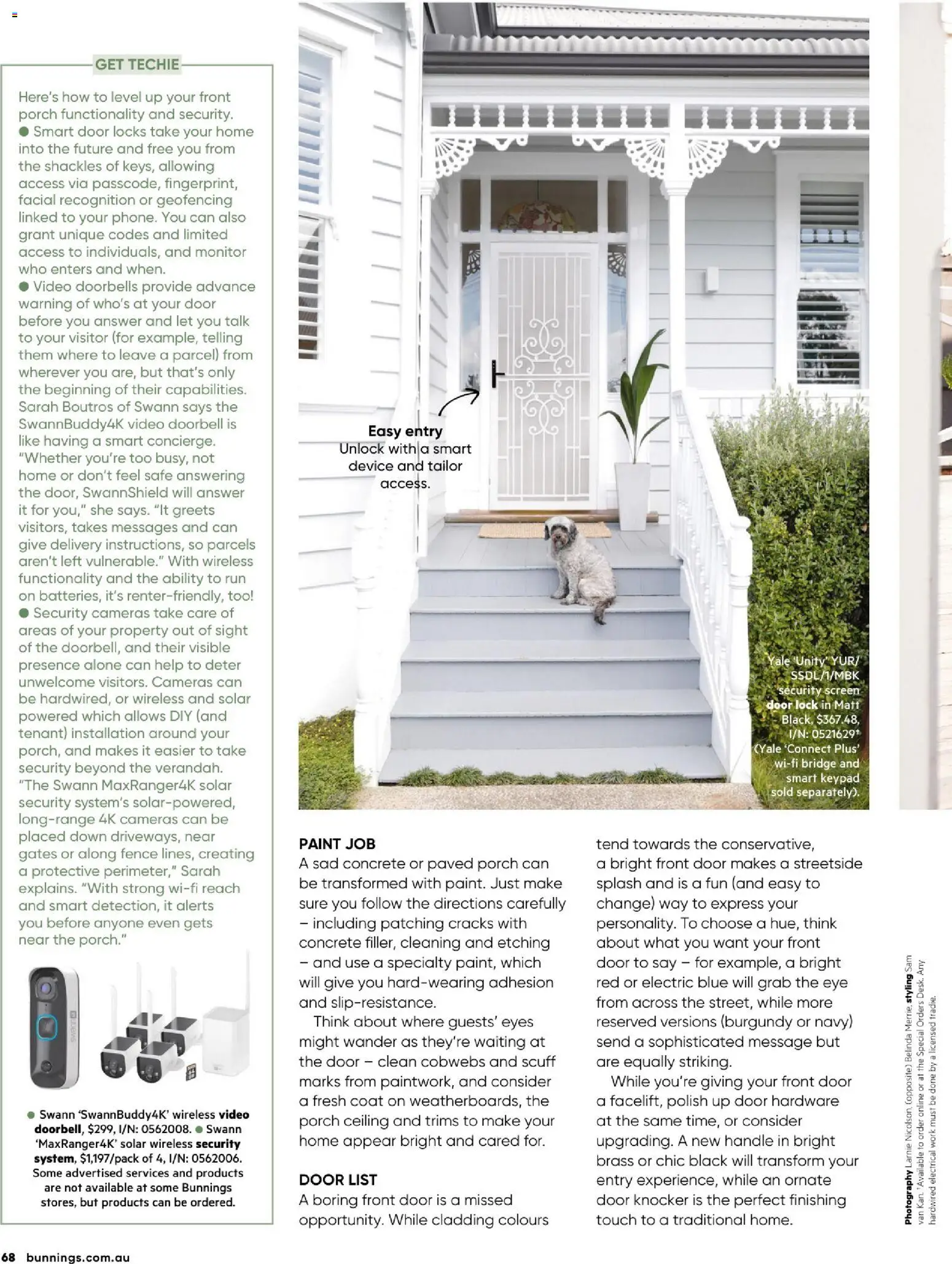 Bunnings Warehouse catalogue - valid from 01.12.2025 | Page: 68 | Products: Doorbell, Monitor, Safe, Screen