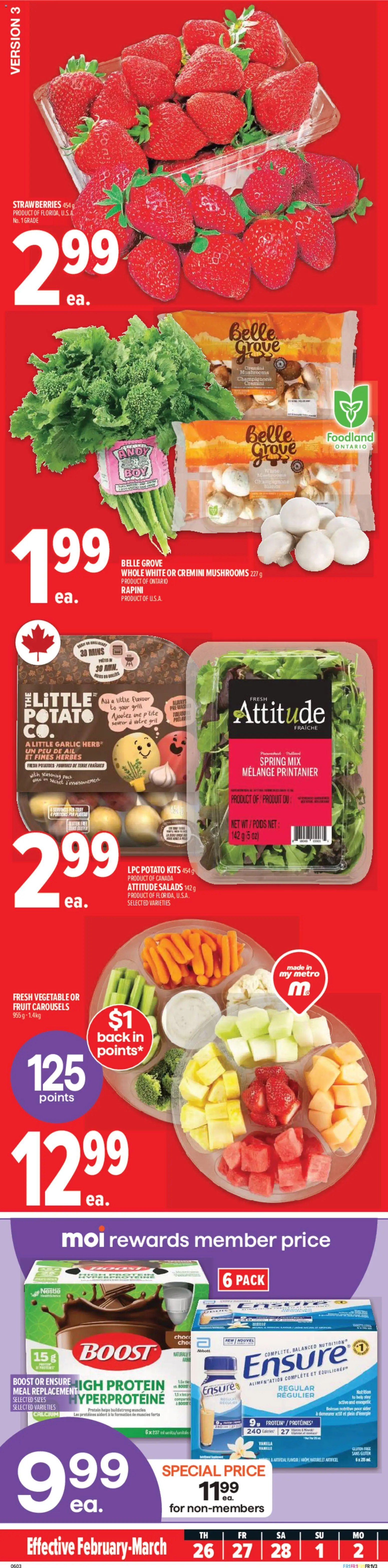 Metro flyer valid from 26.02.2026 | Page: 1 | Products: Strawberries, Grill