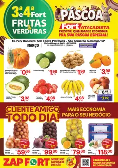 Fort Atacadista ofertas Frutas, Verduras - Pré-Visualização do folheto da loja Fort Atacadista, válido de 24.03.2026