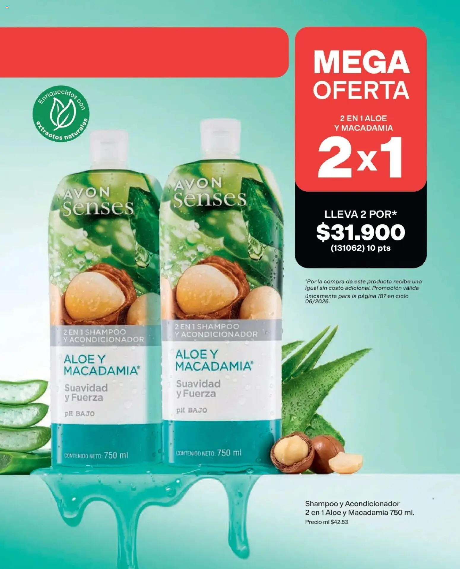 Avon revista - valida desde el 01.05.2026 | Página: 187 | Productos: Shampoo, Acondicionador