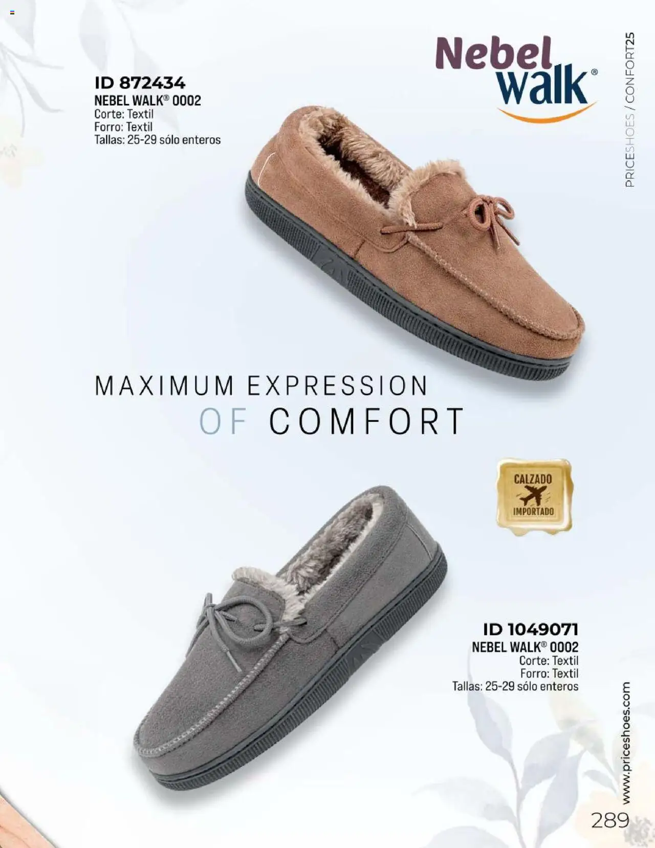 Nuevas ofertas de Price Shoes válidas en toda la República Mexicana desde el 10.02.2025. ¡Encuentra las mejores ofertas en Price Shoes catálogo Confort! | Página: 289