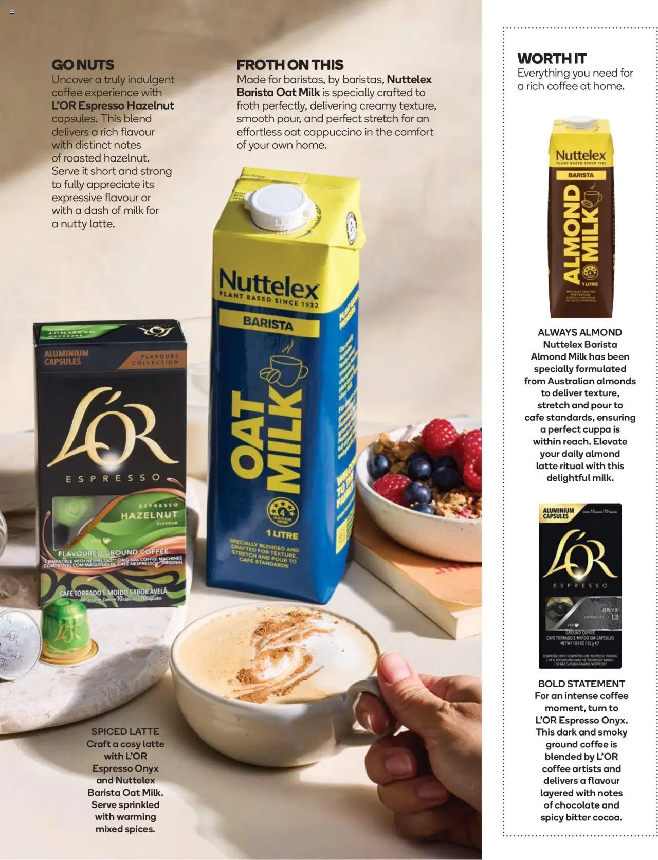 Woolworths catalogue - valid from 01.10.2025 | Page: 113 | Products: Almonds, Milk, Coffee, Chocolate