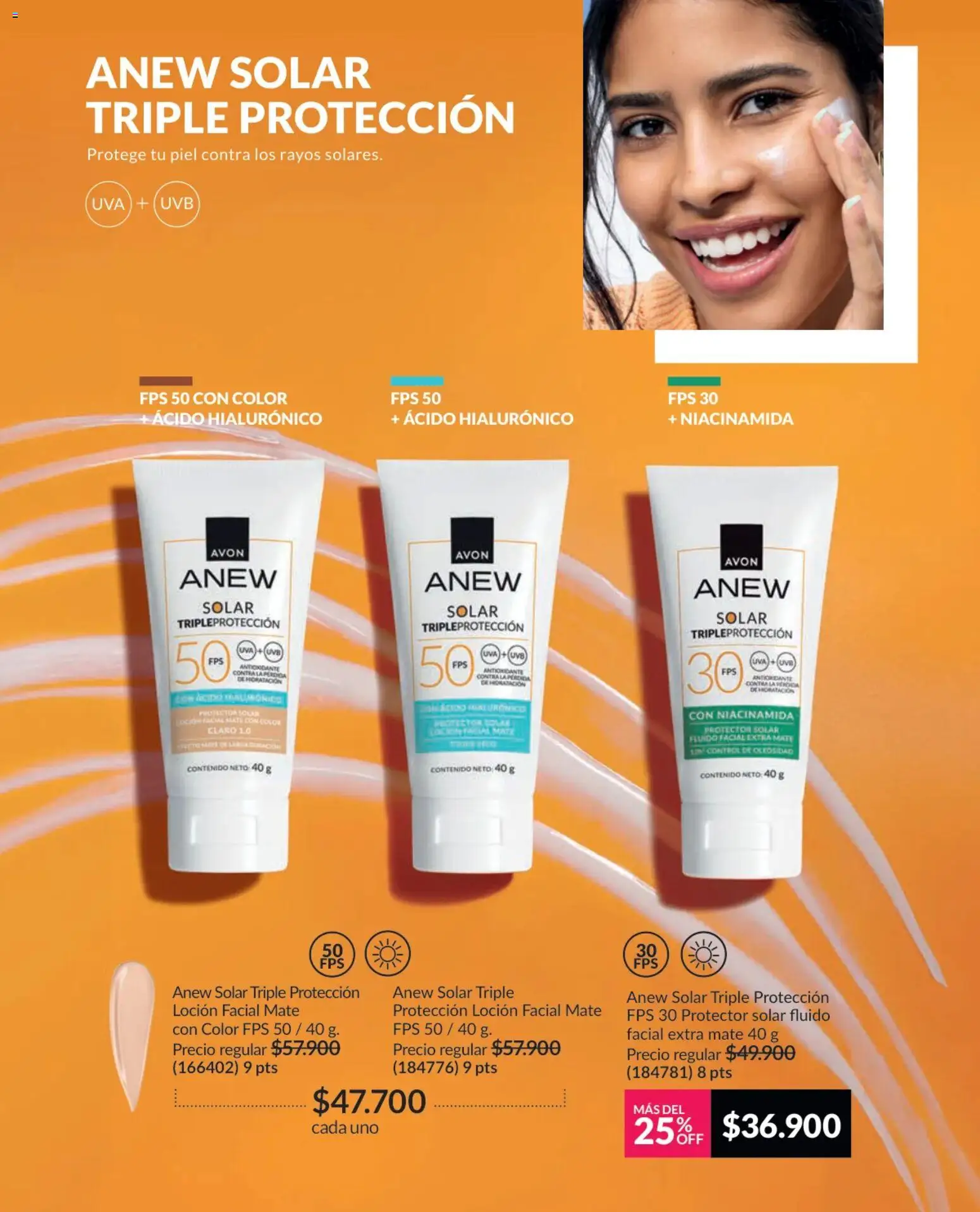 Avon revista - valida desde el 17.11.2025 | Página: 107 | Productos: Loción, Uva, Protector solar