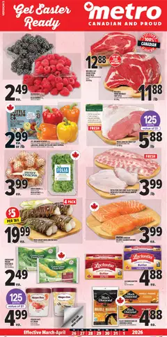 Preview of Metro weekly flyer - Québec from shop Metro valid from 26.03.2026
