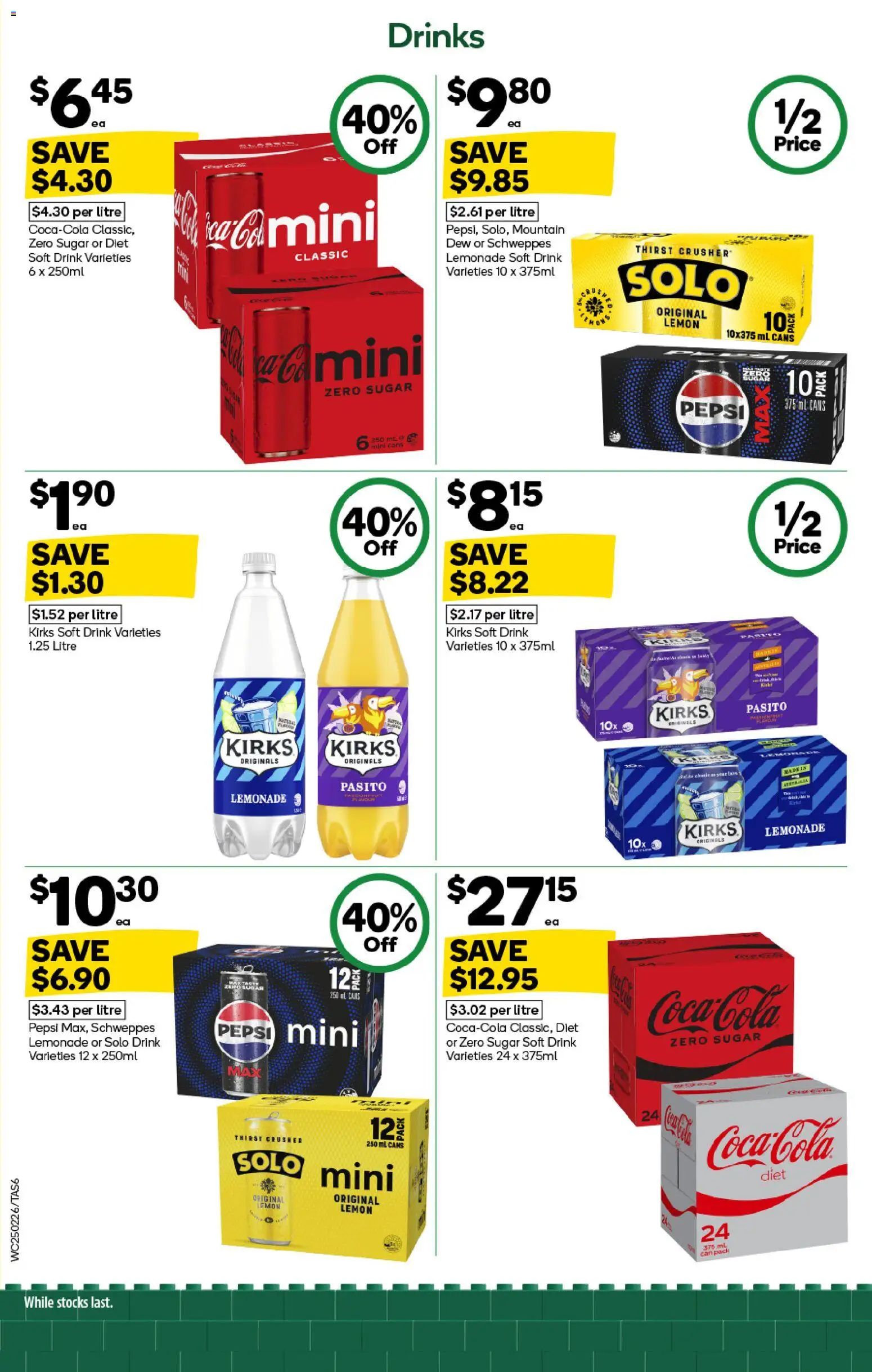 Woolworths catalogue - valid from 25.02.2026 | Page: 4 | Products: Pepsi, Sugar, Lemon