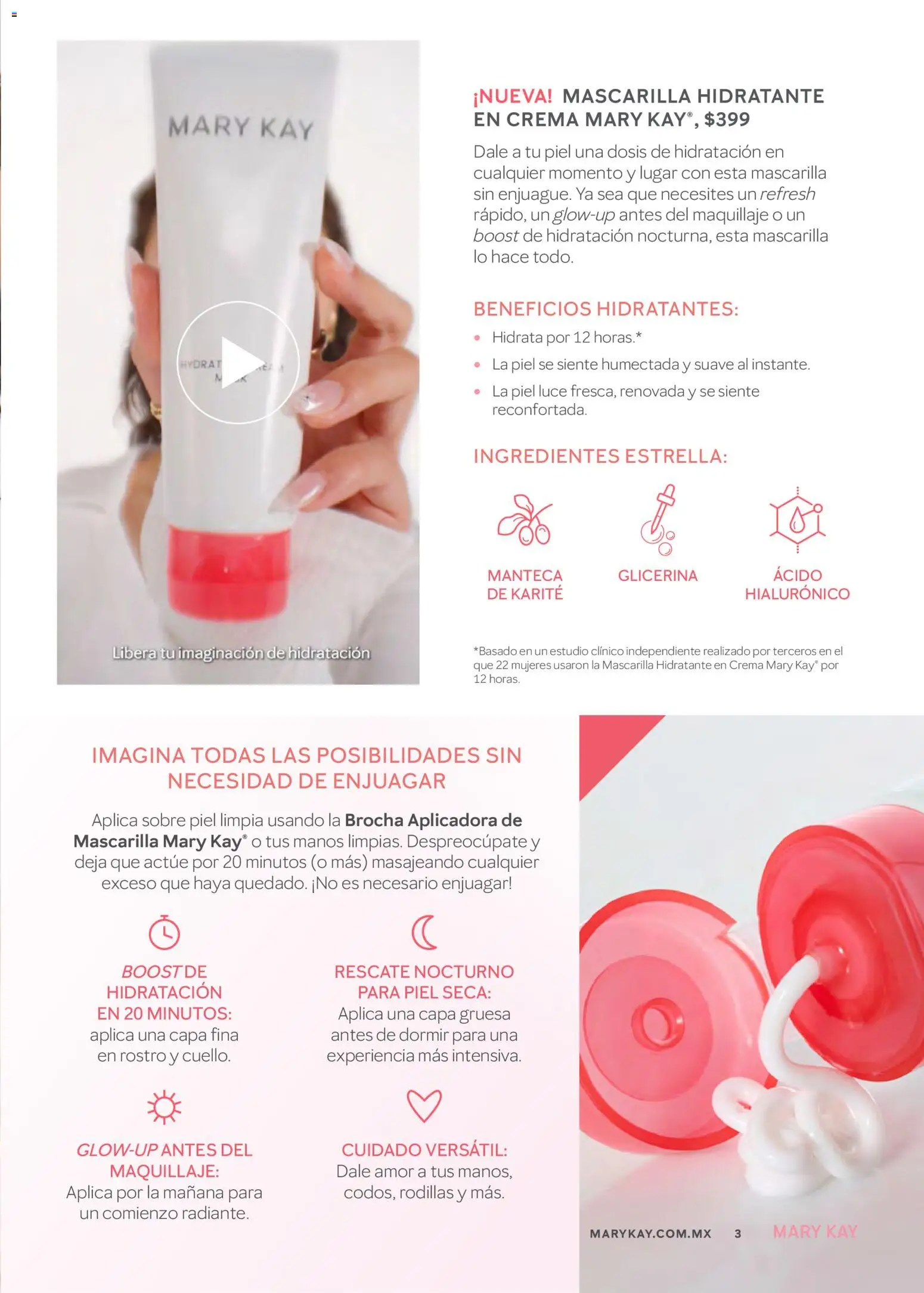 Nuevas ofertas de Mary Kay válidas en toda la República Mexicana desde el 01.01.2026. ¡Encuentra las mejores ofertas en Mary Kay catálogo! | Página: 3 | Productos: Crema, Mascarilla, Maquillaje, Sobre