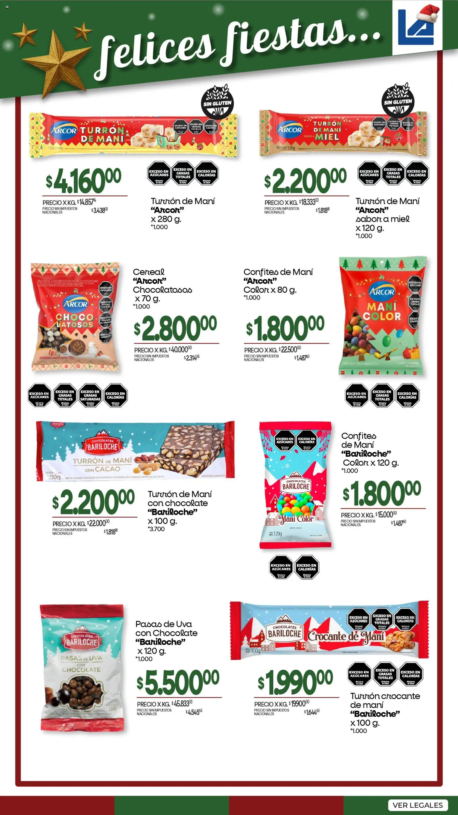 La Anonima catálogo │ válido desde el 11.12.2025 | Página: 3 | Productos: Uva, Chocolate, Turrón, Cacao