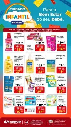 Semar Supermercado - Ofertas Infantil - Pré-Visualização do folheto da loja Semar Supermercado, válido de 24.02.2026