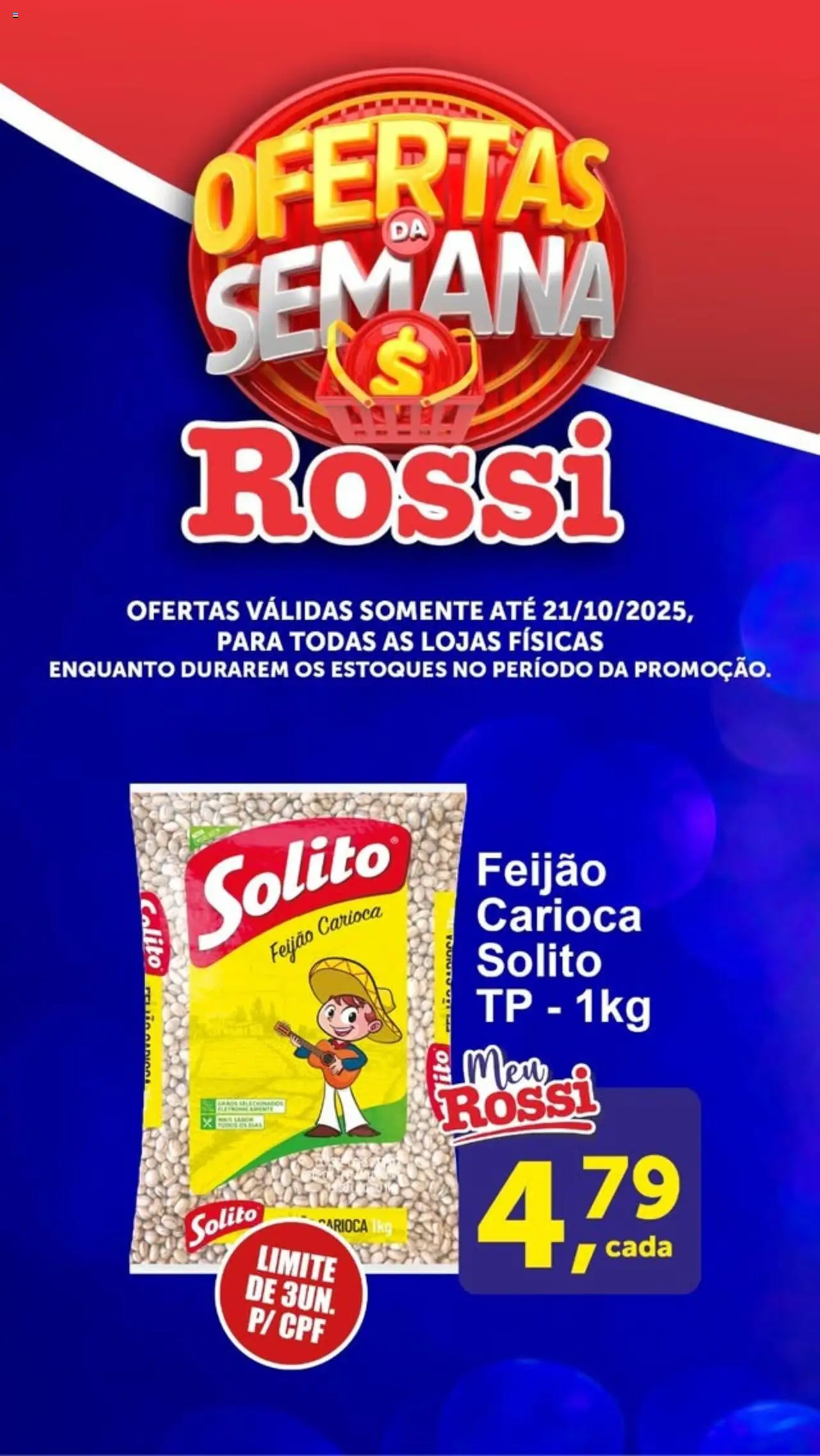 Rossi Supermercados Folheto - válido de 16.10.2025 | Página: 2 | Produtos: Feijão