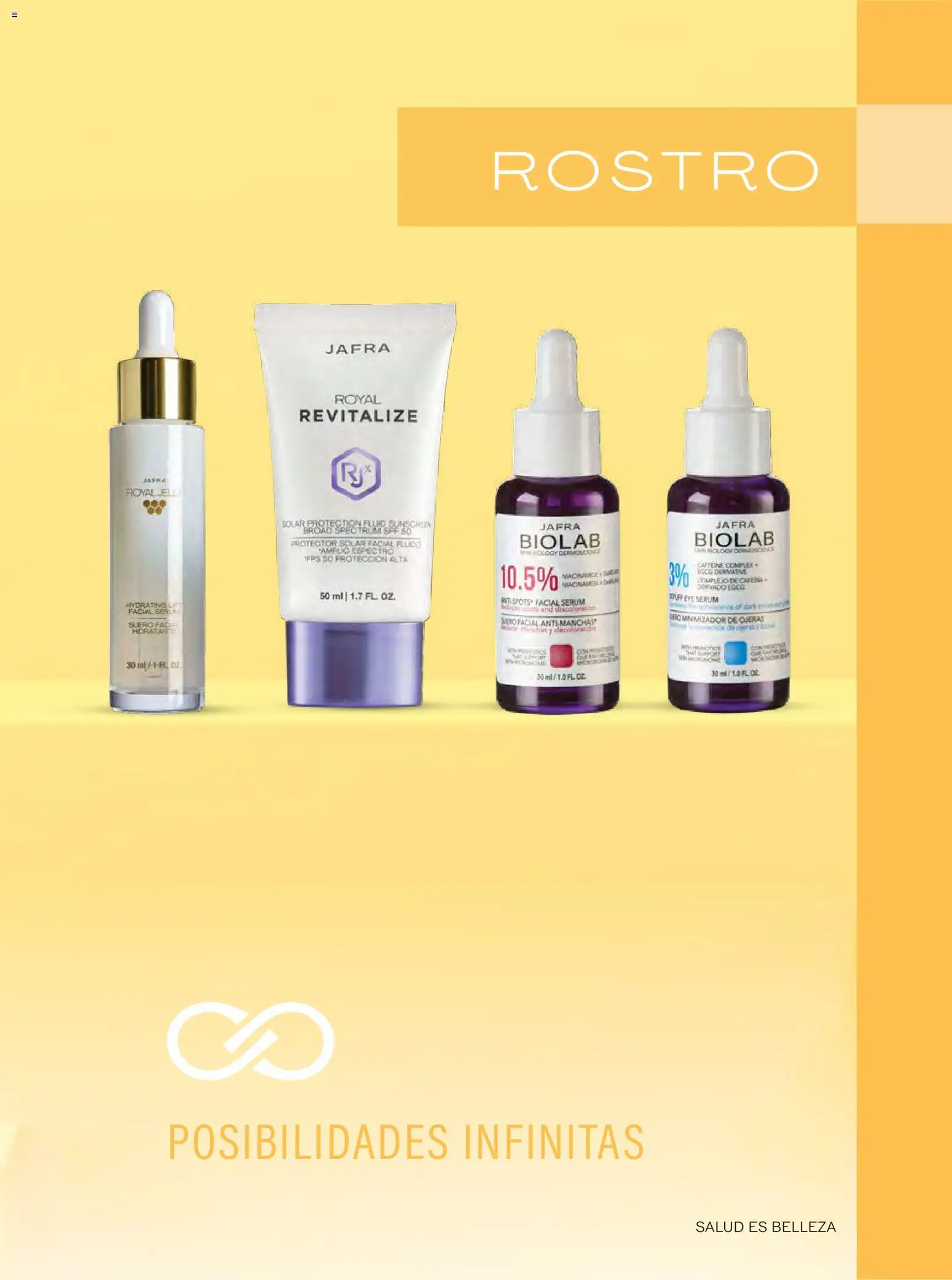 Nuevas ofertas de JAFRA válidas en toda la República Mexicana desde el 01.02.2026. ¡Encuentra las mejores ofertas en JAFRA catálogo Organizador de Ventas! | Página: 3 | Productos: Serum, Protector solar