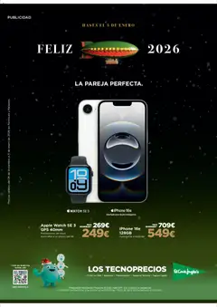Vista previa de El Corte Inglés catálogo Los Tecnoprecios, nuevo folleto de la tienda, válido en México a partir del 26.12.2025