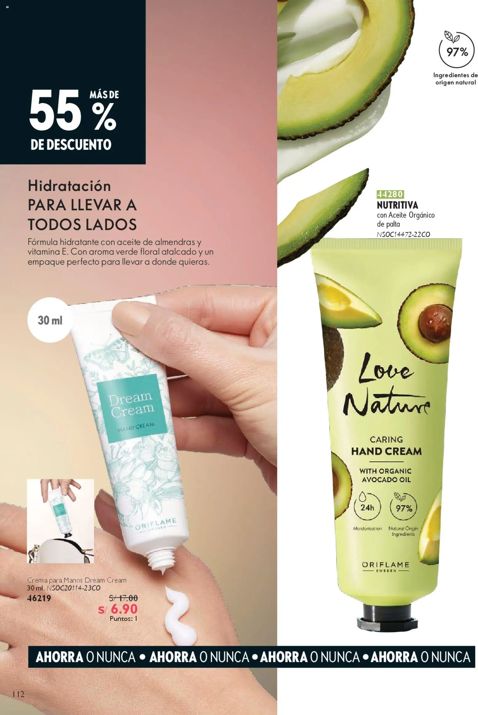 Catálogo Oriflame válido desde 28.03.2026 | Página: 112 | Productos: Aceite, Crema, Almendras, Empaque