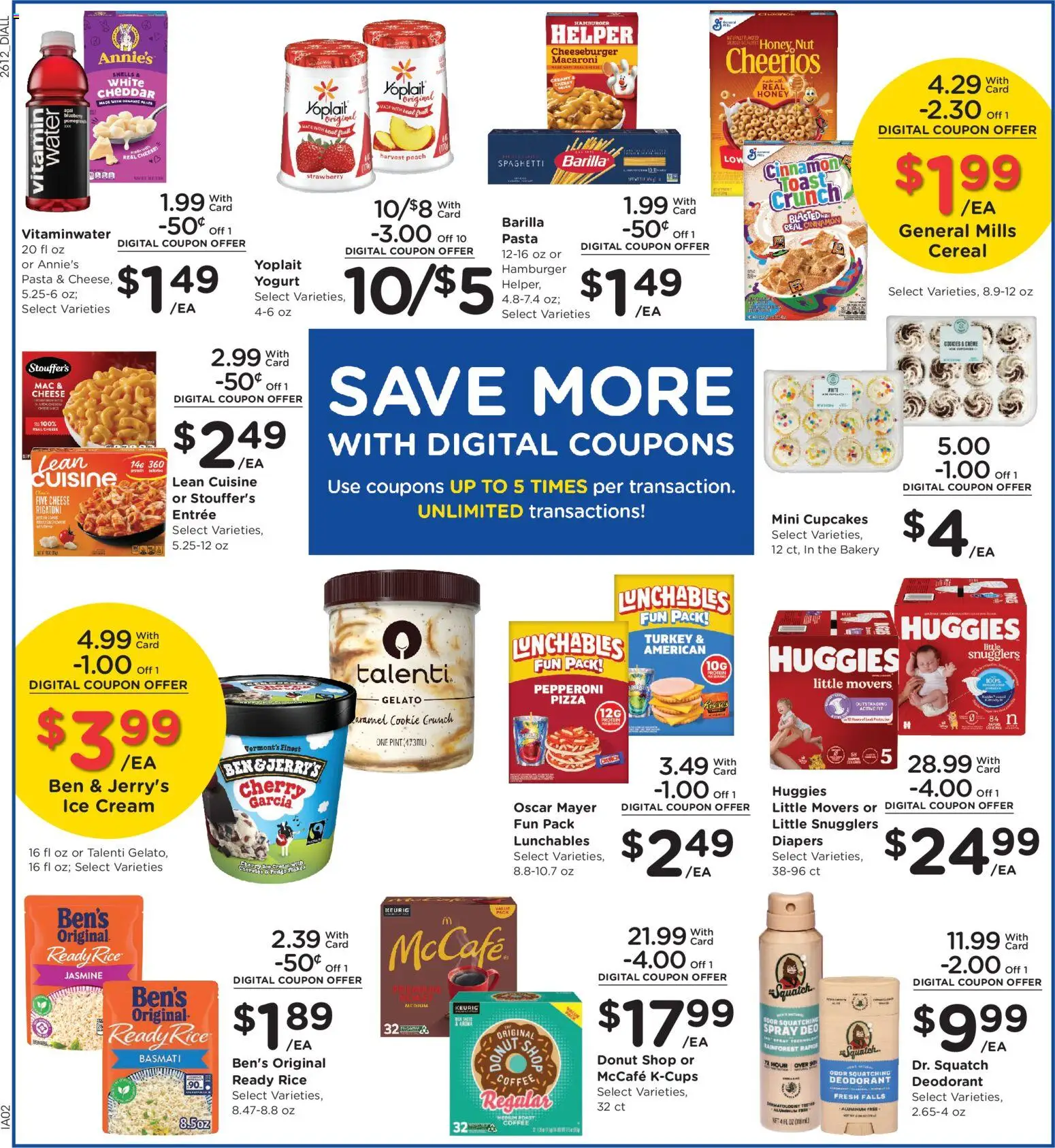Dillons Weekly Ad - valid from 22.04.2026 | Page: 6 | Products: Rice, Pasta, Cookies, Ice cream
